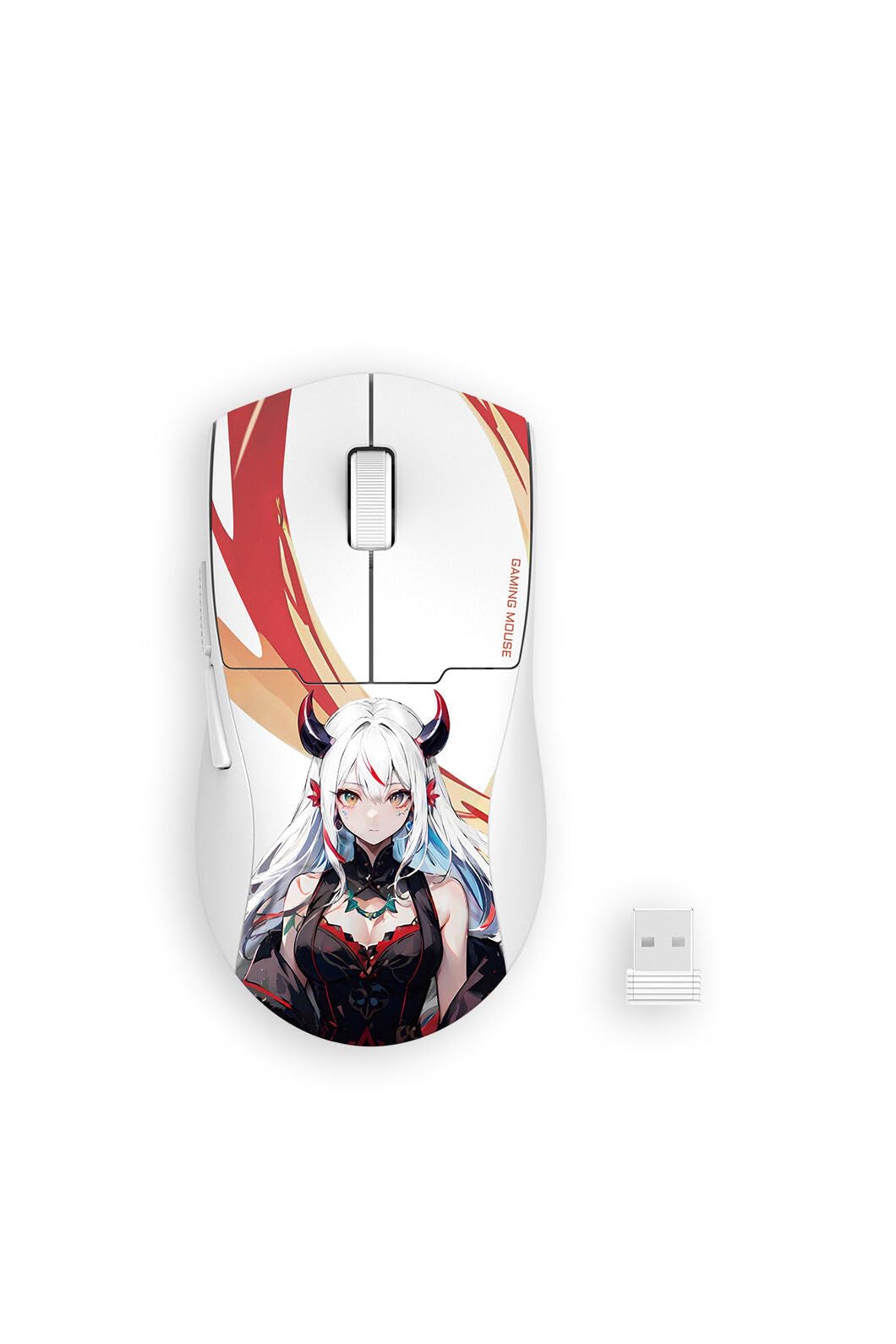 Redragon M918AK 3-Modus-Kabellose Gaming-Maus, 55g, leichte 26K DPI-Gamer-Maus mit ergonomischem, natürlichem Griff, vollständig programmierbare Tasten, Software unterstützt