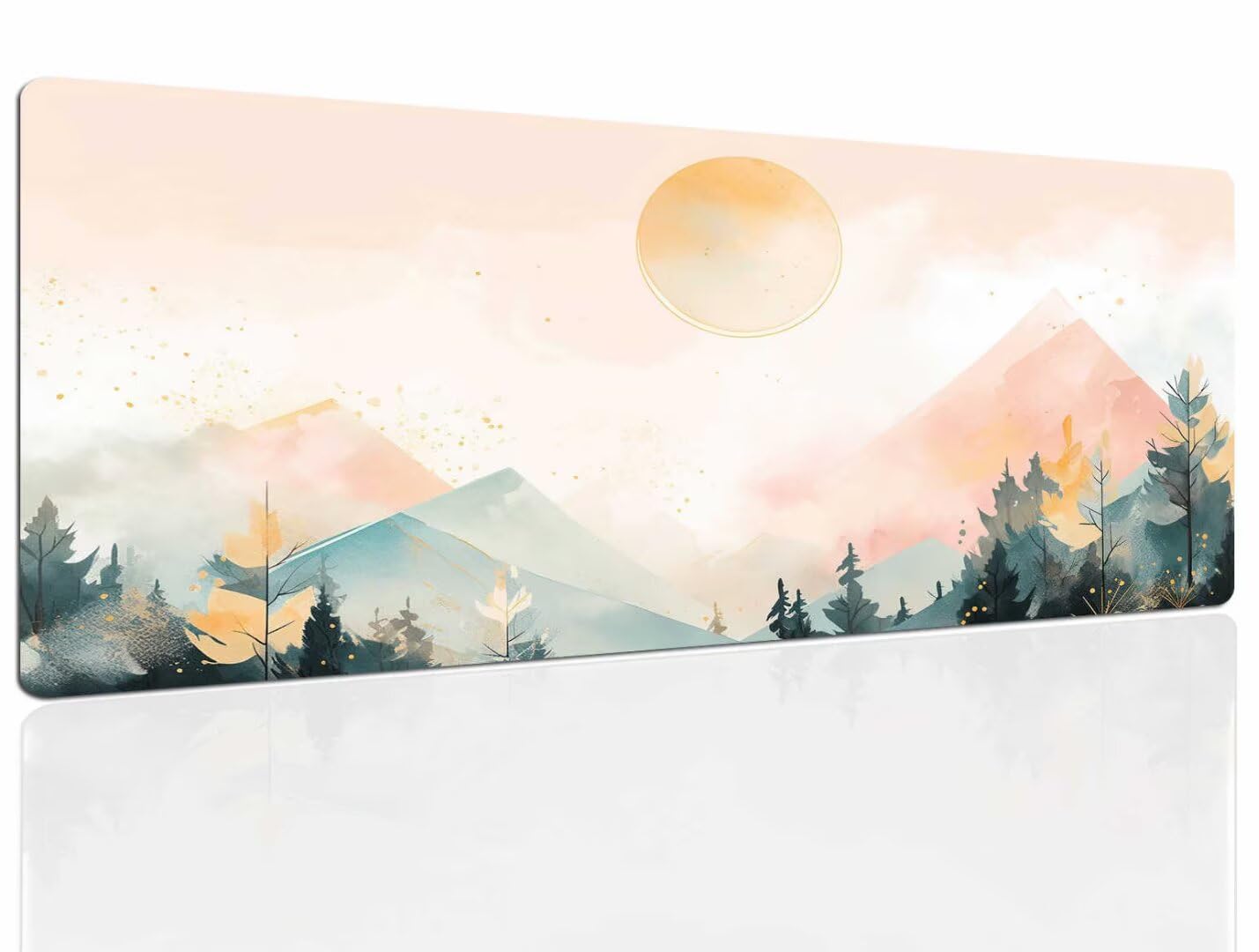 Mauspad Landscape Gaming Mousepad XXL Mauspad Gaming 1400x700, Mousepads Wasserdicht Mauspads Anti-Rutsch, Schreibtischunterlage Mousepad Groß Mouse Maus Pad Mat, Gaming Desk Pad, Büro Deskmat 593