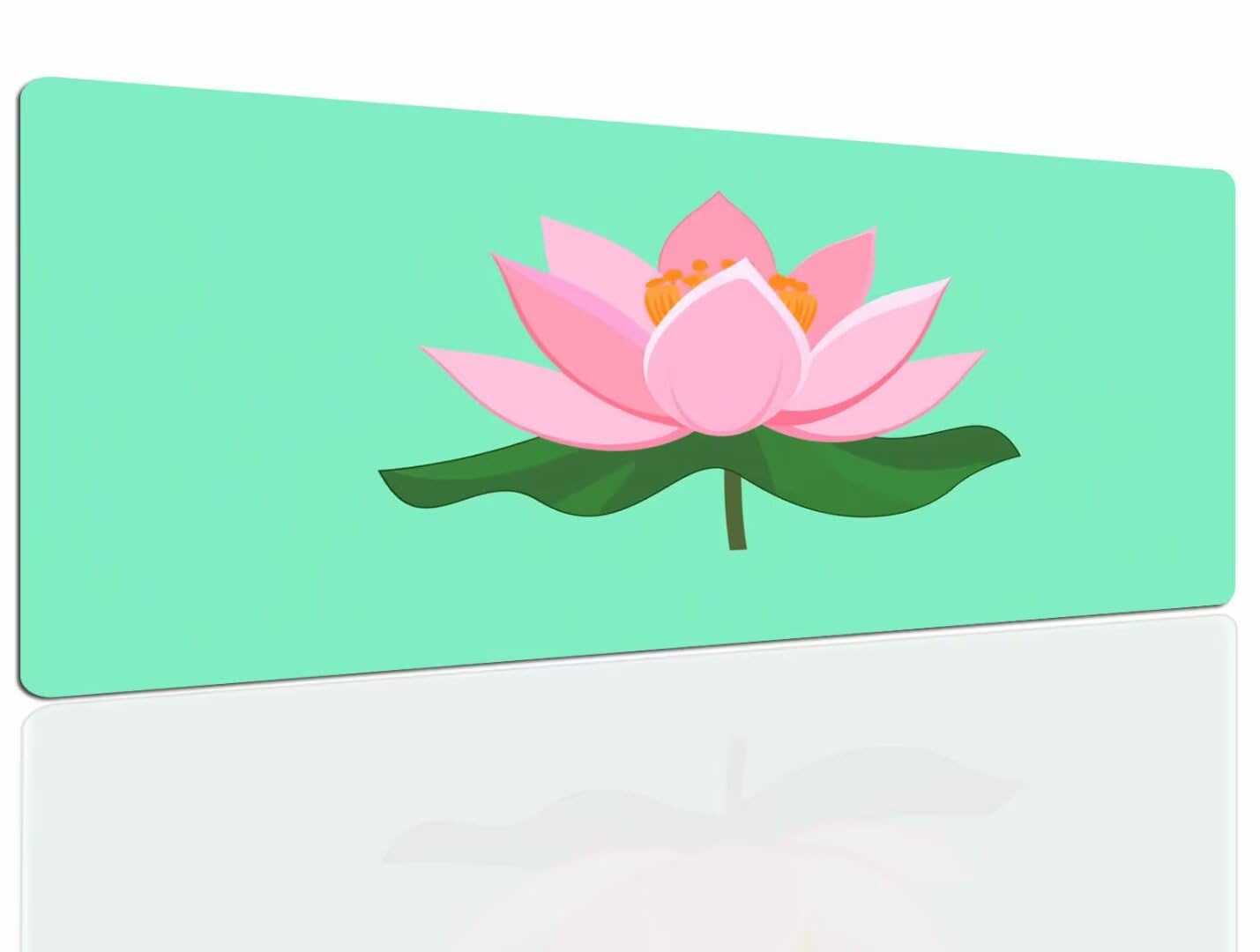 Mauspad Lotus Gaming Mousepad XXL Mauspad Gaming 900x600, Mousepads Wasserdicht Mauspads Anti-Rutsch, Schreibtischunterlage Mousepad Groß Mouse Maus Pad Mat, Gaming Desk Pad, Büro Deskmat 668