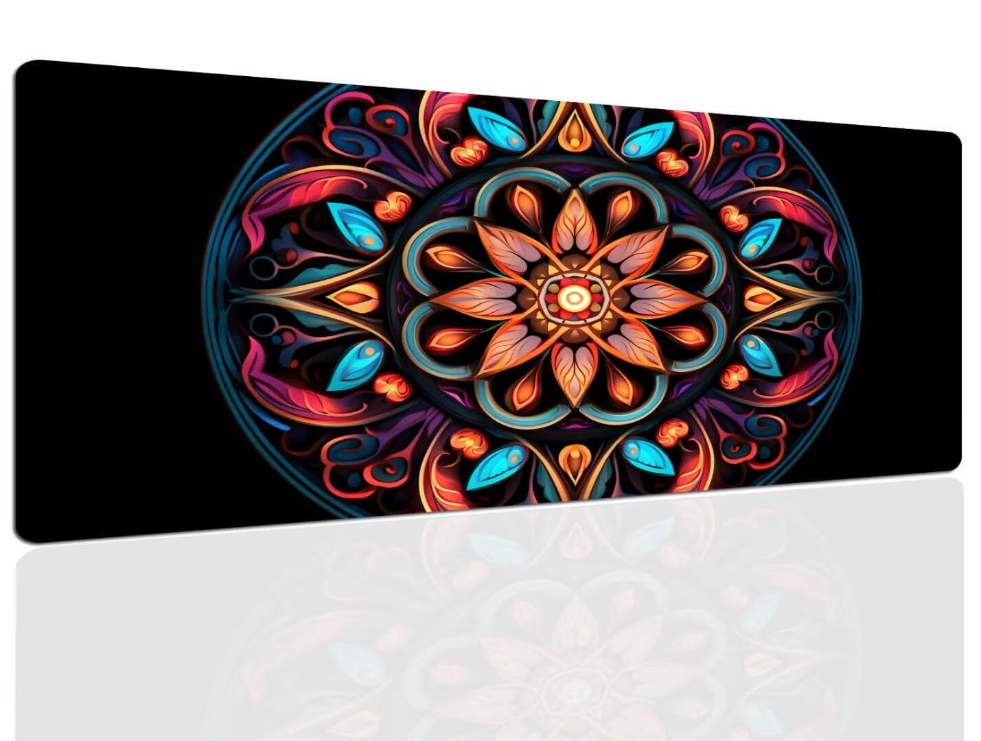 Mauspad Mandala Gaming Mousepad XXL Mauspad Gaming 1400x800, Mousepads Wasserdicht Mauspads Anti-Rutsch, Schreibtischunterlage Mousepad Groß Mouse Maus Pad Mat, Gaming Desk Pad, Büro Deskmat 698