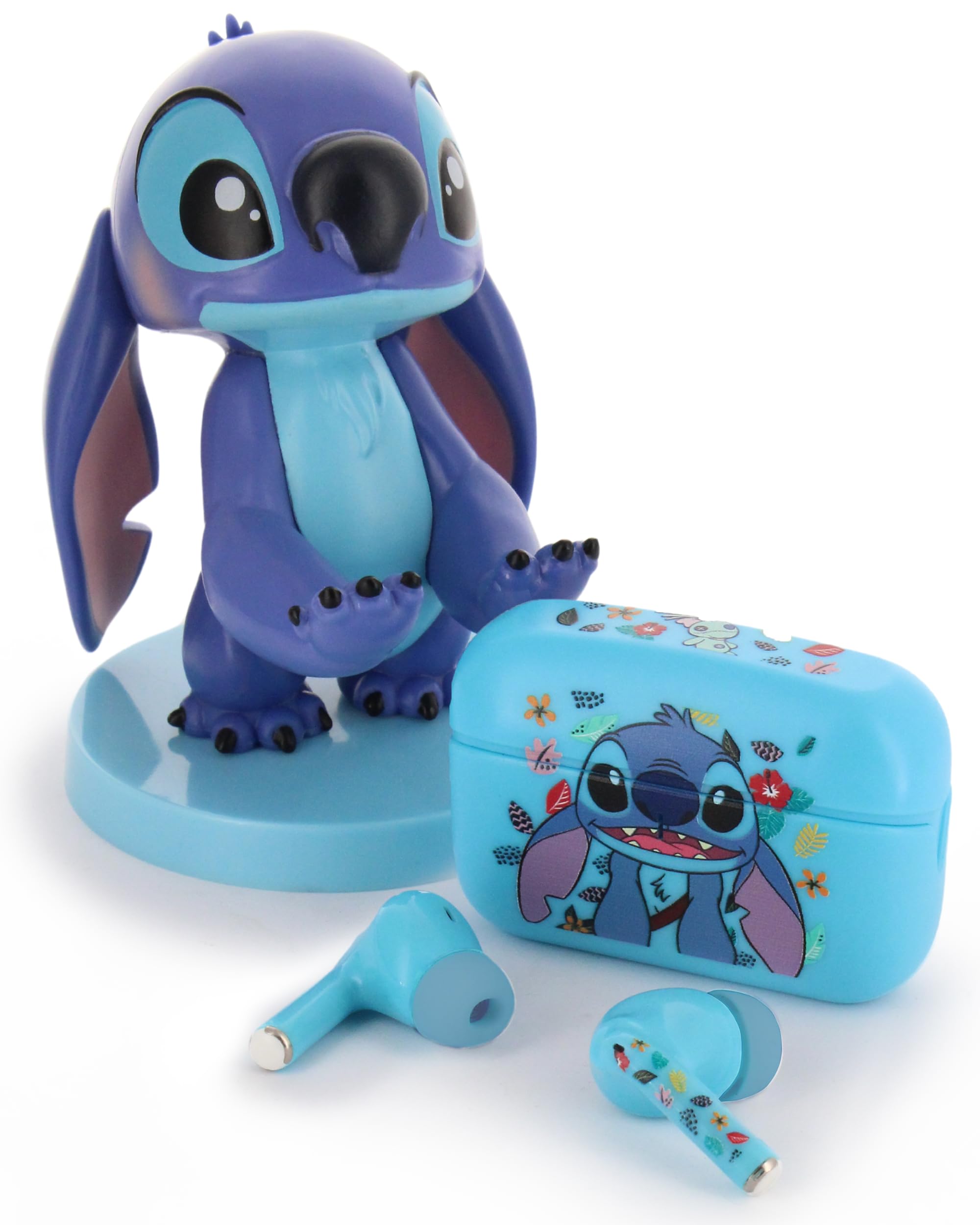Buds Pro Stitch Kabellose Bluetooth Ohrhörer und Handyhalterung - In Ear Kopfhörer mit Mikrofon, über 28 Stunden Wiedergabezeit, Aktive Geräuschunterdrückung, IPX4-Zertifizierung, kabellosem Ladecase