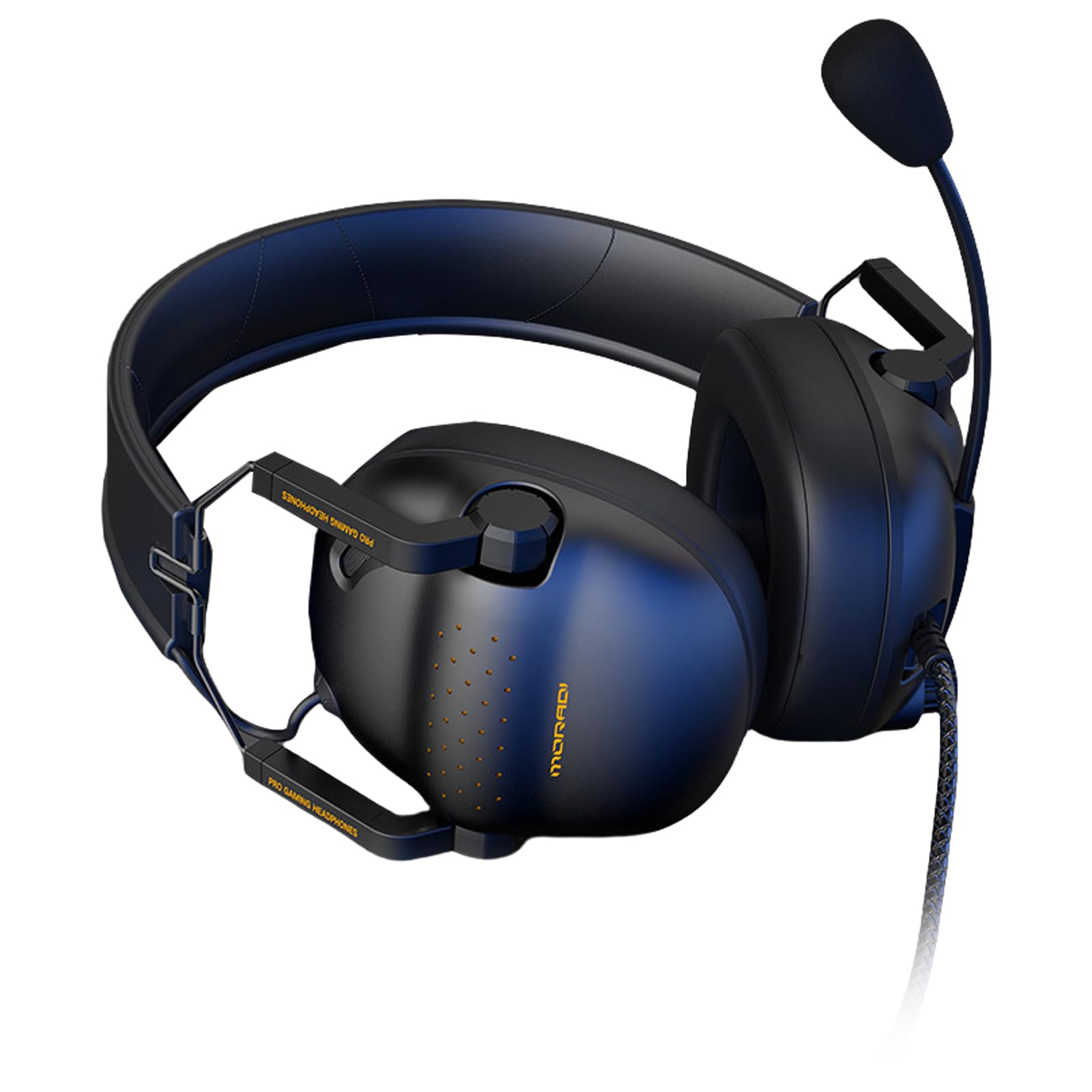 Gaming-Headsets für PC, kabelgebundene Kopfhörer mit Mikrofon 7.1 Surround-Sound, Computer-USB-Headsets für Laptop-Streaming