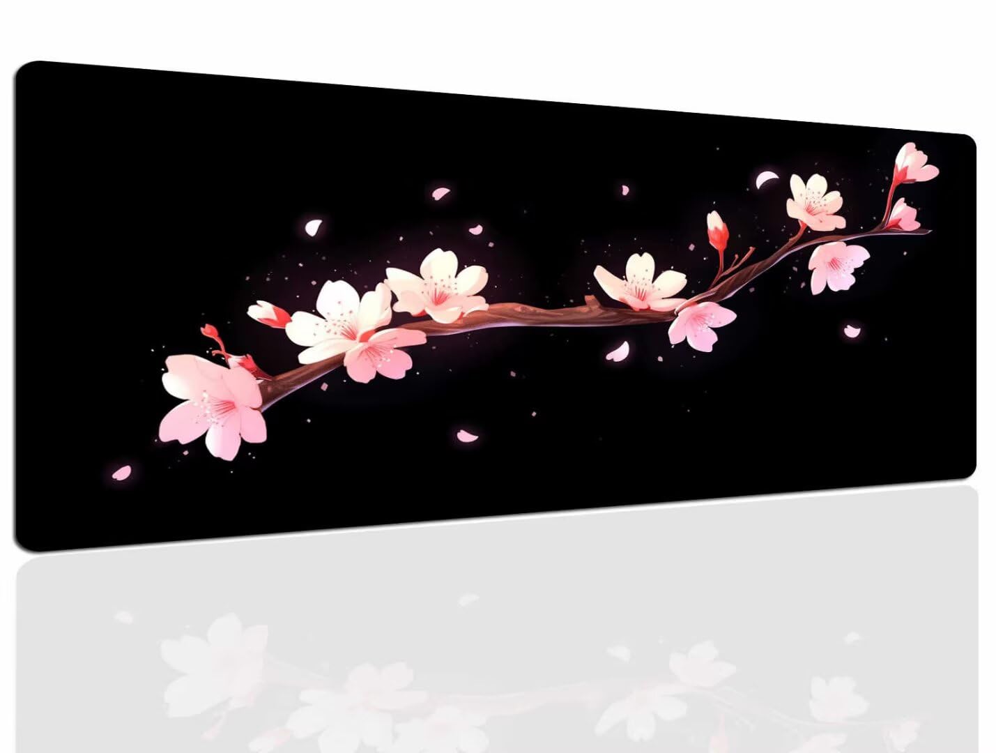 Mauspad Blütenblatt Gaming Mousepad XXL Mauspad Gaming 1400x800, Mousepads Wasserdicht Mauspads Anti-Rutsch, Schreibtischunterlage Mousepad Groß Mouse Maus Pad Mat, Gaming Desk Pad, Büro Deskmat 893