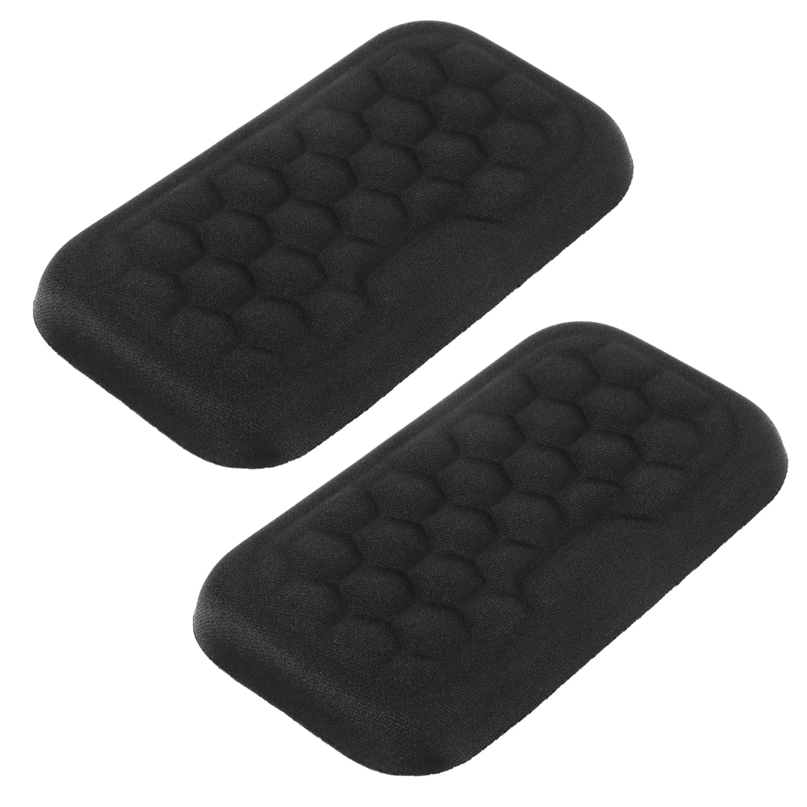 2 Stück Handgelenkauflage Tastatur 150x80MM, Mauspad Mit Gelkissen, Handgelenk Auflage Tastatur mit Memory-Schaum für Gaming, Büro
