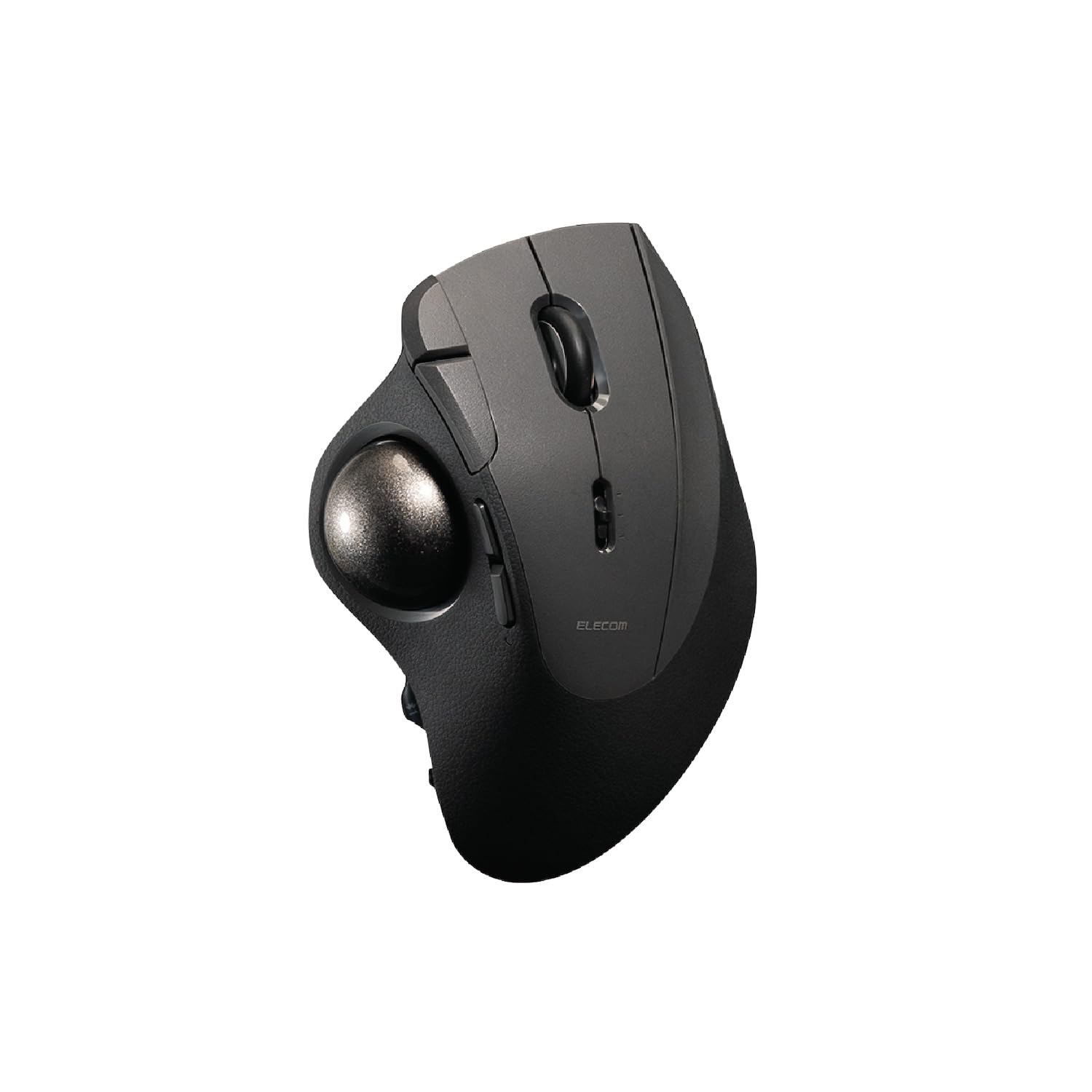 ELECOM IST PRO Trackball-Maus, 6-Geräteverbindung, 3-Wege-Konnektivität, Bluetooth 5.3, kabellos, 2,4 GHz, kabelgebunden, 12.000 DPI-Sensor, 36 mm ergonomisch, 10 benutzerdefinierte Tasten, leises