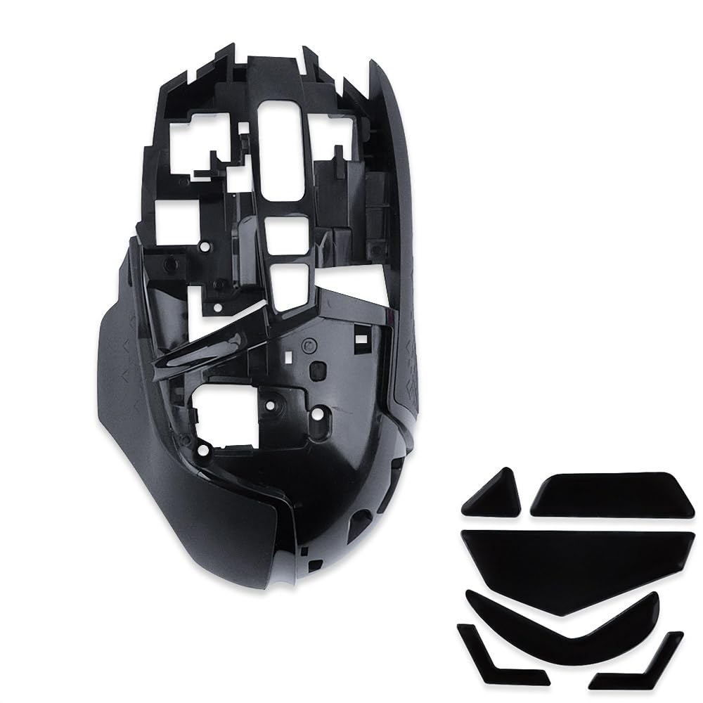 Neue Maus Fall Top Case Maus Shell Maus Gehäuse Rahmen Abdeckung Ersatz mit Mäuse Füße Aufkleber für Logitech G502 Wired Gaming Mouse (verkabelt)