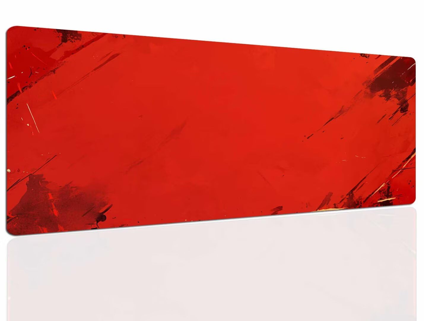 Mauspad Red Gaming Mousepad XXL Mauspad Gaming 1400x800, Mousepads Wasserdicht Mauspads Anti-Rutsch, Schreibtischunterlage Mousepad Groß Mouse Maus Pad Mat, Gaming Desk Pad, Büro Deskmat 998