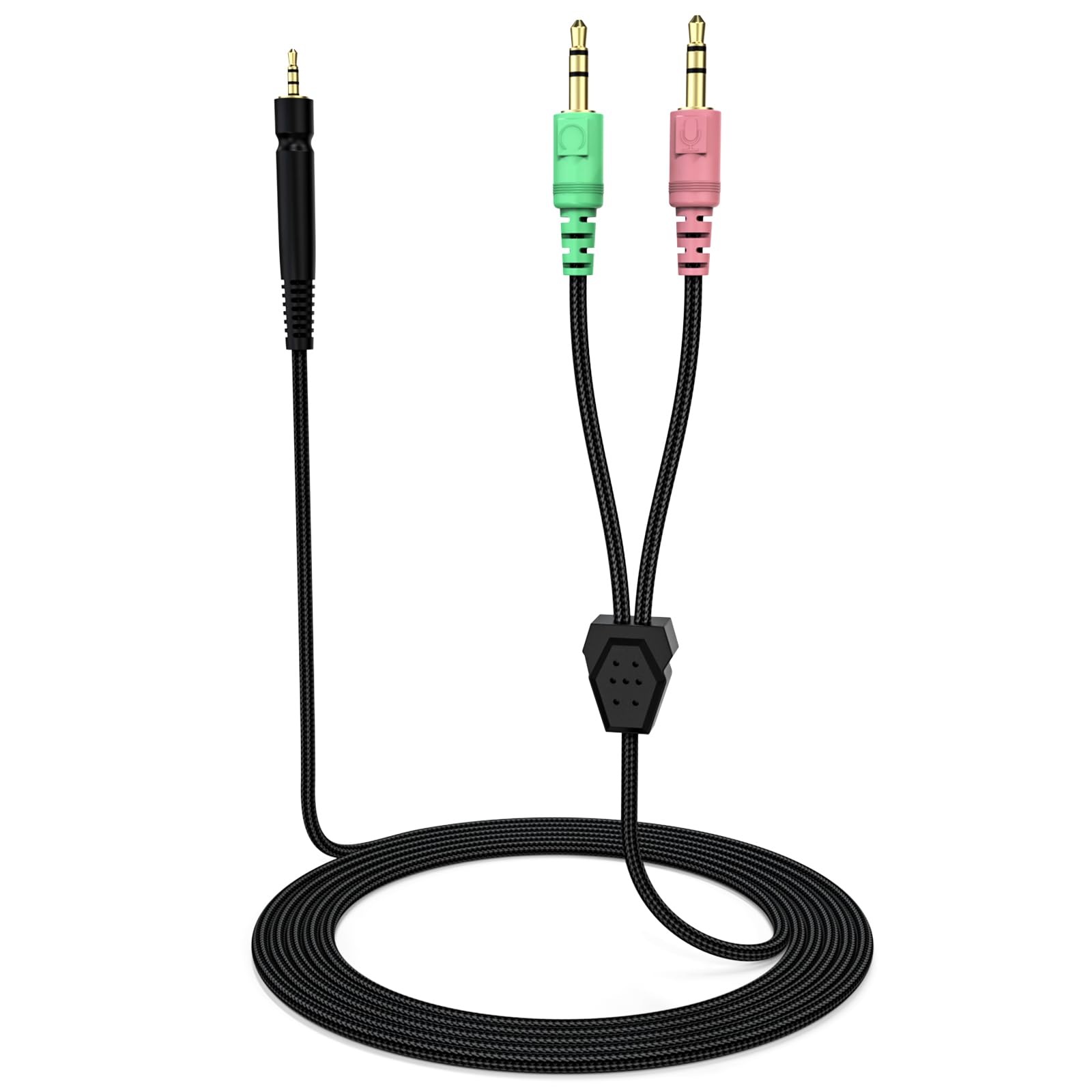 Zosvoses GSP 500 Ersatzkabel kompatibel mit SENNHEISER Game ONE, Game Zero, PC 373D, GSP 350, GSP 500, GSP 600, GSP 670, G4ME ONE, G4ME Zero Gaming Headset, 2,0 m