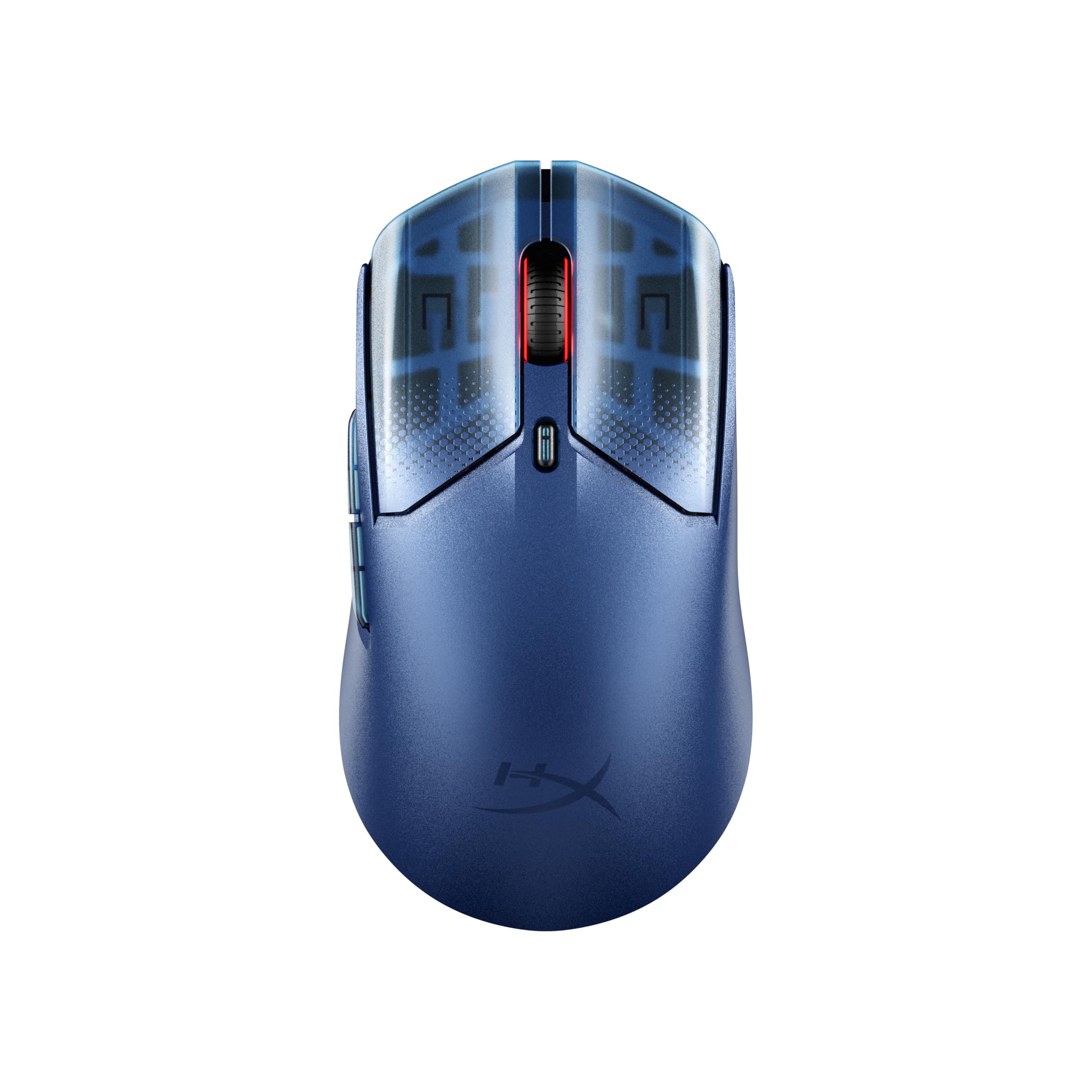 HyperX Pulsefire Haste 2 S Kabellose Gaming-Maus, Magnesiumgehäuse, Ultra-leicht, 64 g, Akku 120 h, Glass Skates, 26 K Sensor, Blau