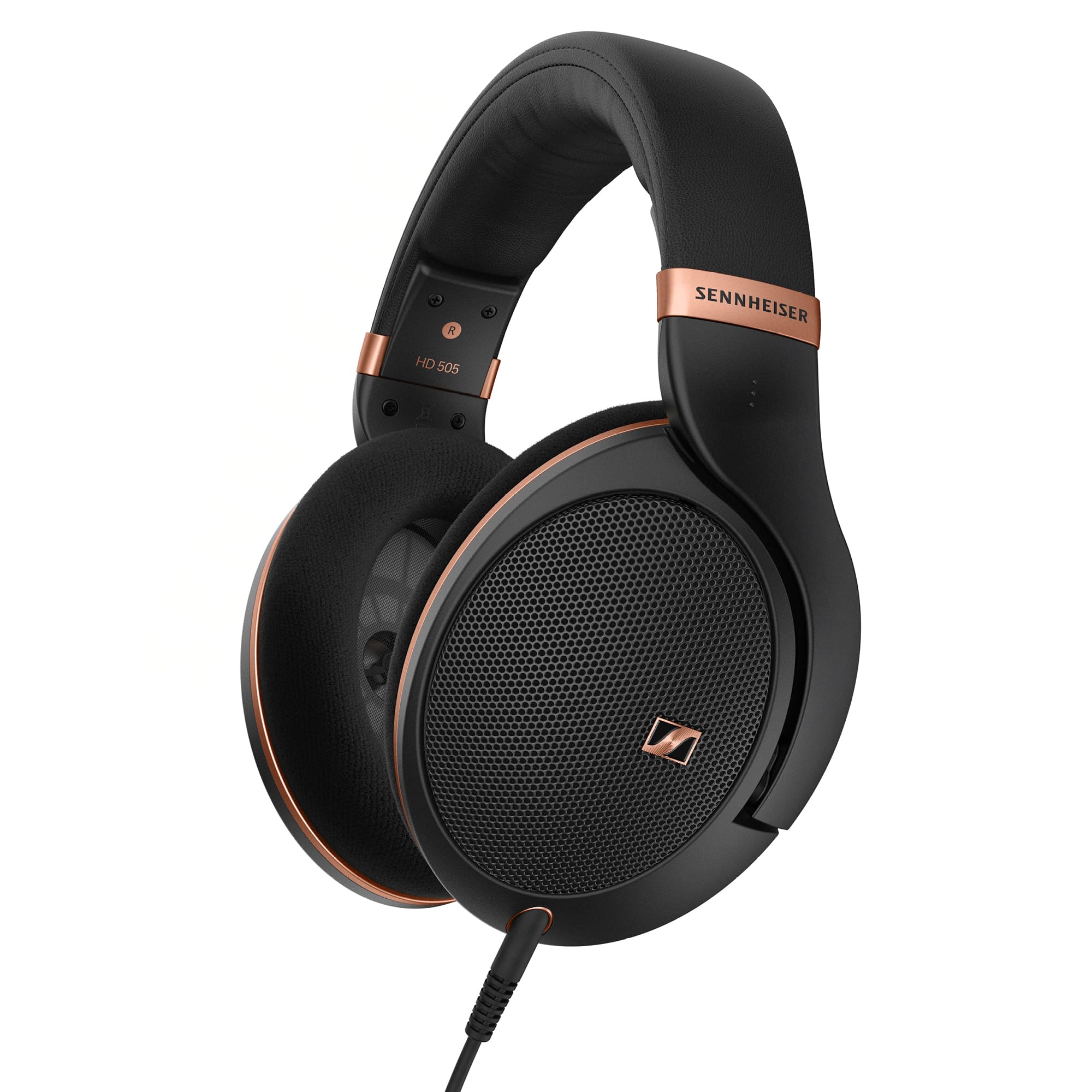 Sennheiser HD 505 Over-Ear Kopfhörer mit Kabel, Headphones mit transparentem Klang & präzisem Bass, mehr Komfort, Studio-Kopfhörer für Musik, Gaming, Audiophile, Studenten, Reisen, Copper-Edition