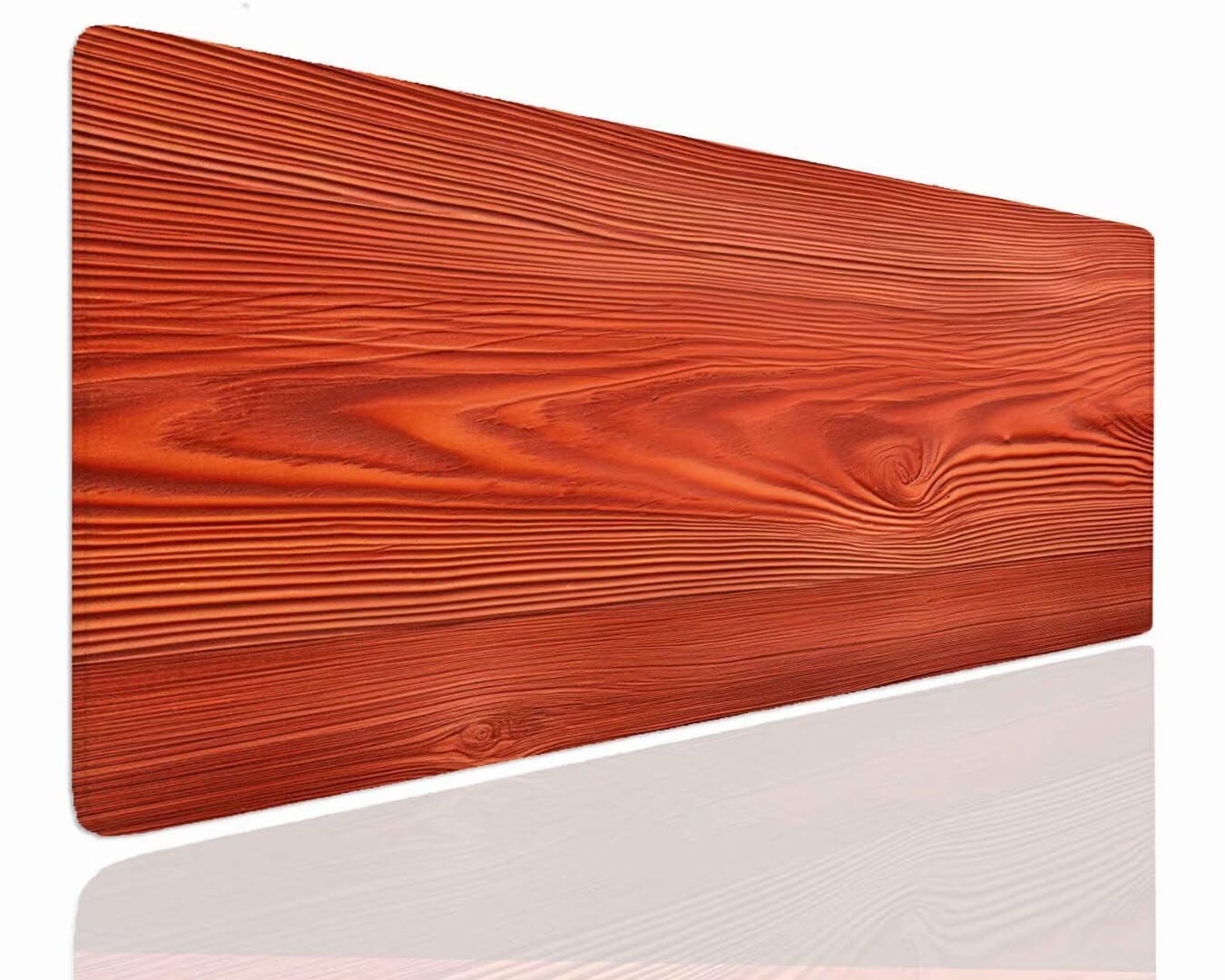 Mauspad Gaming Groß 1200x600x4mm Holz XXL Mousepad Groß Wassxerdicht Tischunterlage Speed Gaming Maus Tastatur Matte PC Laptop Rutschfeste Gummibasis Mouse Mat für Office Home Gamer J-1176