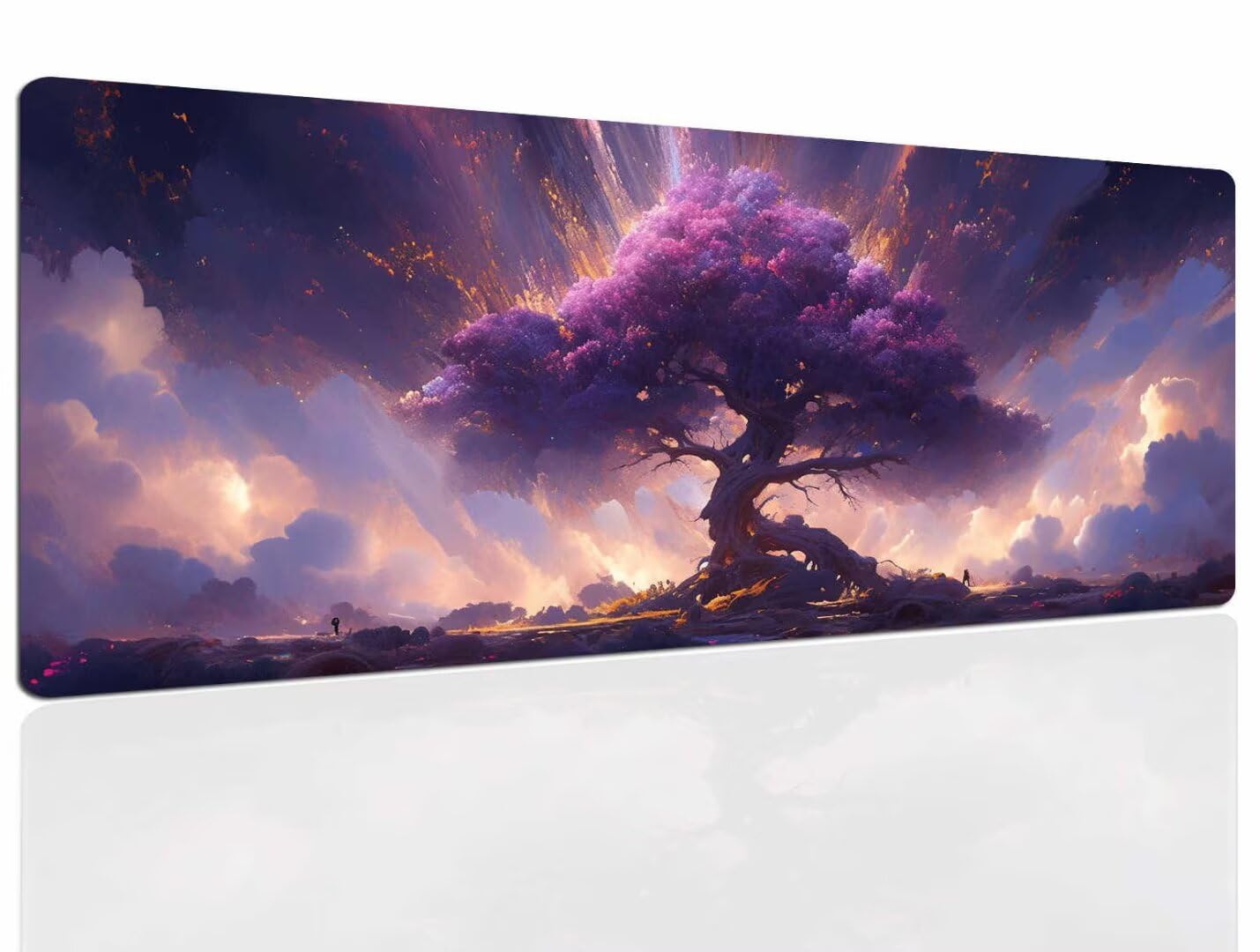 Mauspad Tree Gaming Mousepad XXL Mauspad Gaming 1400x700, Mousepads Wasserdicht Mauspads Anti-Rutsch, Schreibtischunterlage Mousepad Groß Mouse Maus Pad Mat, Gaming Desk Pad, Büro Deskmat 1238