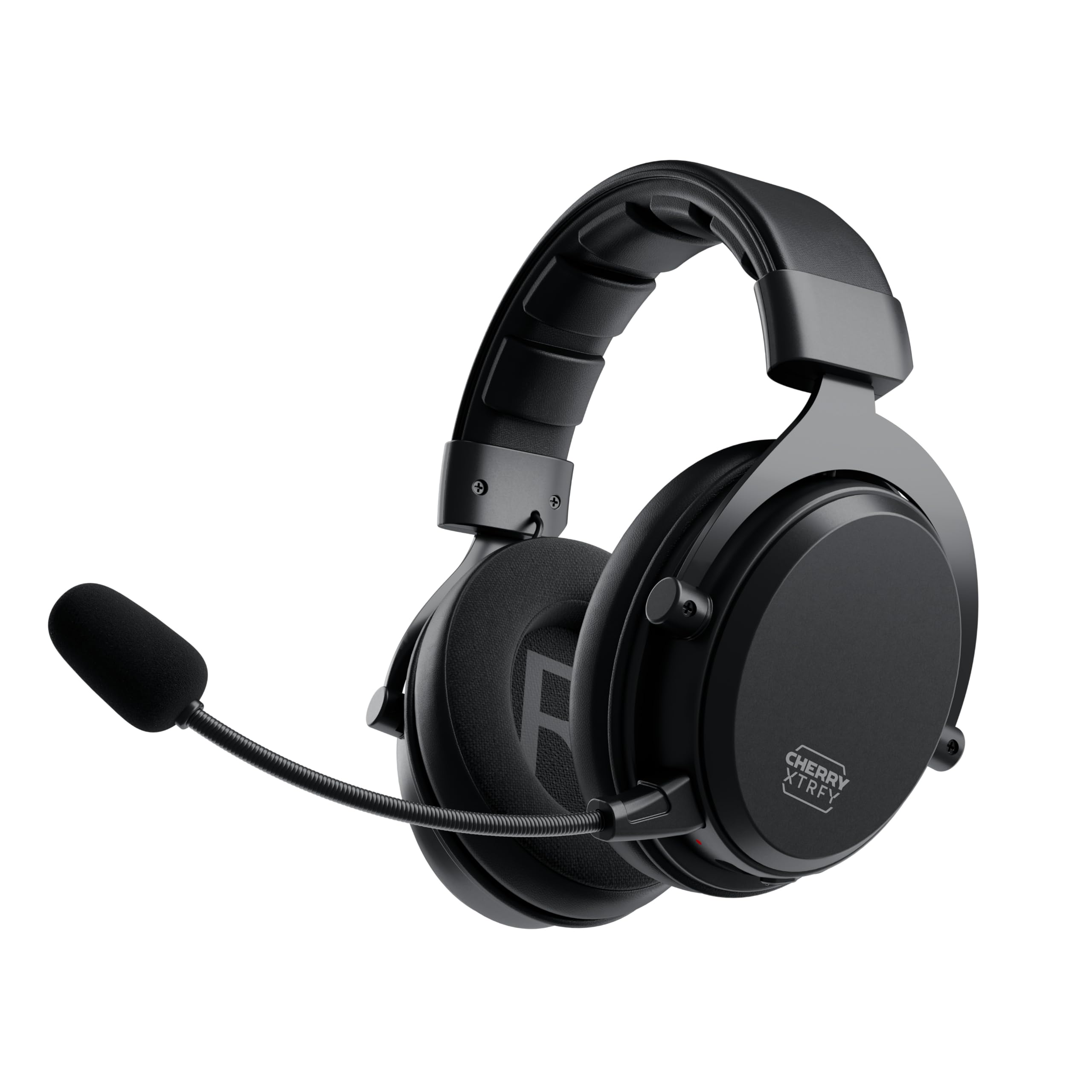 Cherry XTRFY H3 Wireless, Kabelloses Gaming-Headset, Esports-Optimierter Sound, Zum Spielen, Streamen & Musikhören, Abnehmbares Mikro, Bequeme Passform, Schwarz
