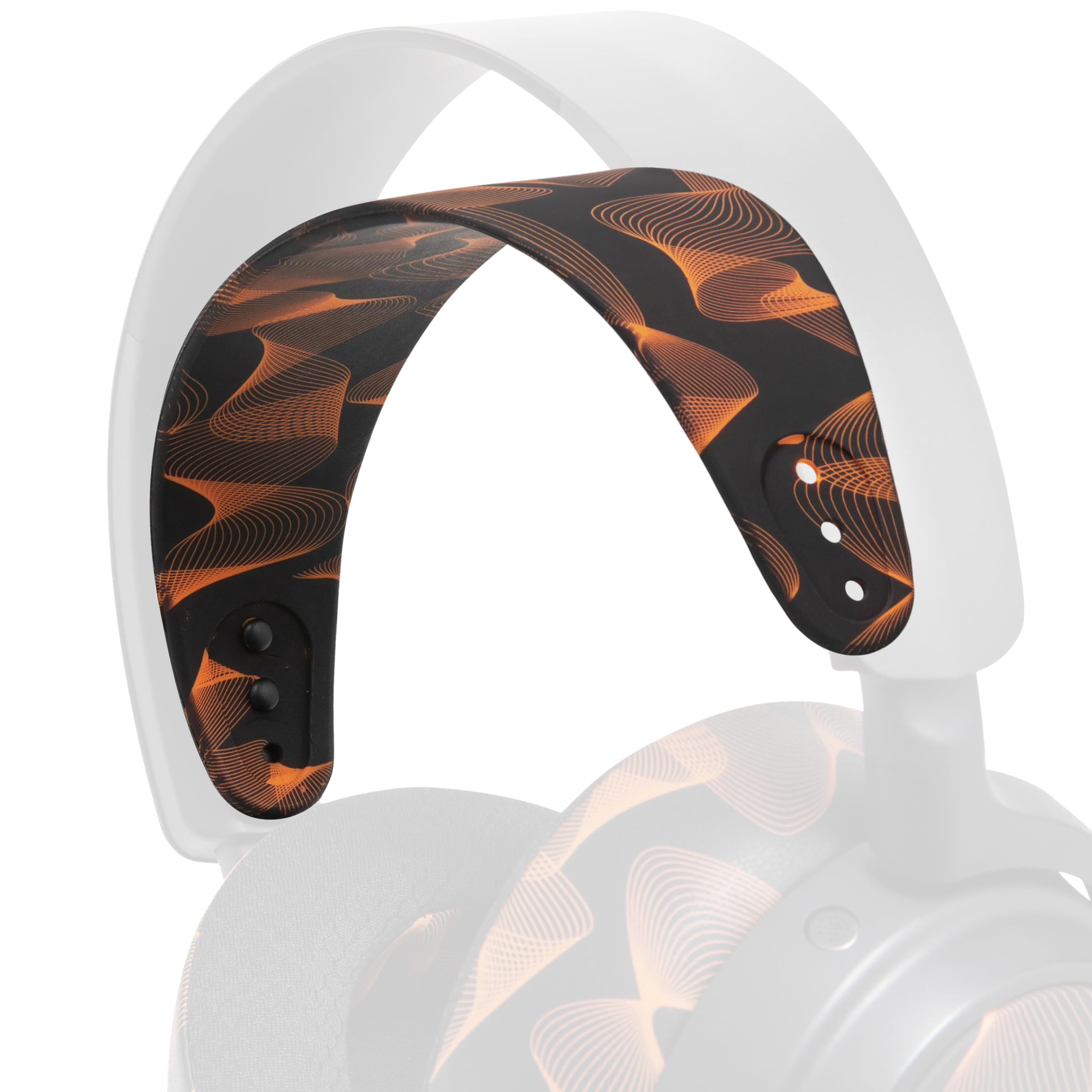 WC-StirnbandZ Arctis Nova – verbessertes Silikon-Kopfband für Arctis Nova-Headsets von Wicked Cushions – verbesserte Flexibilität, Komfort und Stil mit passenden Ohrpolster-Designs | Kinetic Wave