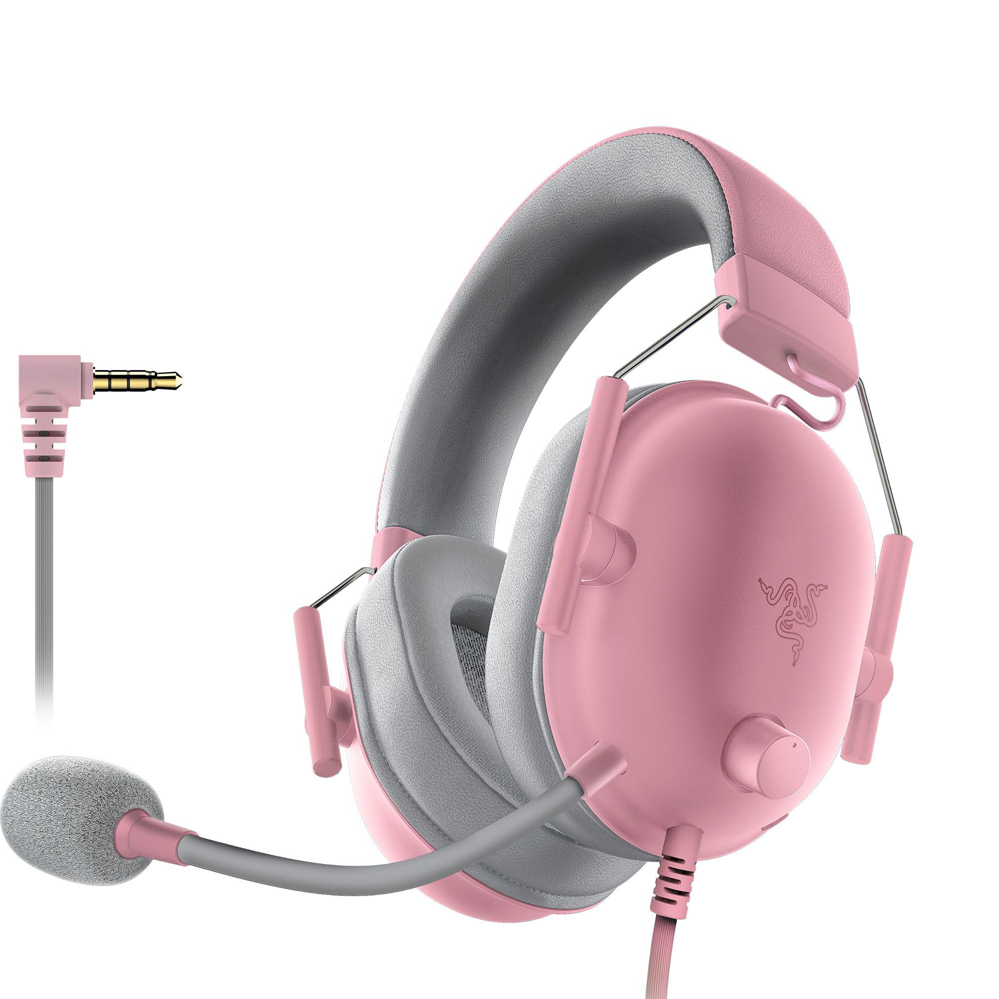 Razer BlackShark V2 X (Xbox) - Kabelgebundenes E-Sports Headset für Xbox S-X Konsole (250g, Nierenmikrofon, 50mm Treiber, Passive Geräuschunterdrückung, 3,5mm Klinke) Quartz