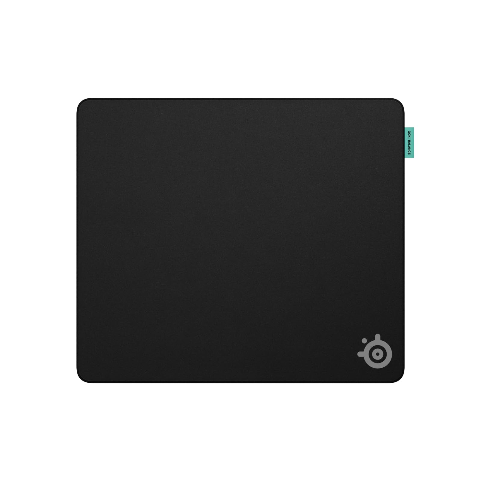 Steelseries QcK L Performance Balance Gaming-Mauspad – Extradichte für sanftes Gleiten – Flache, abgesteppte Säume – rutschfeste Neopren-Gummibasis – 490 x 420 mm – FPS, MOBA, RTS, MMO
