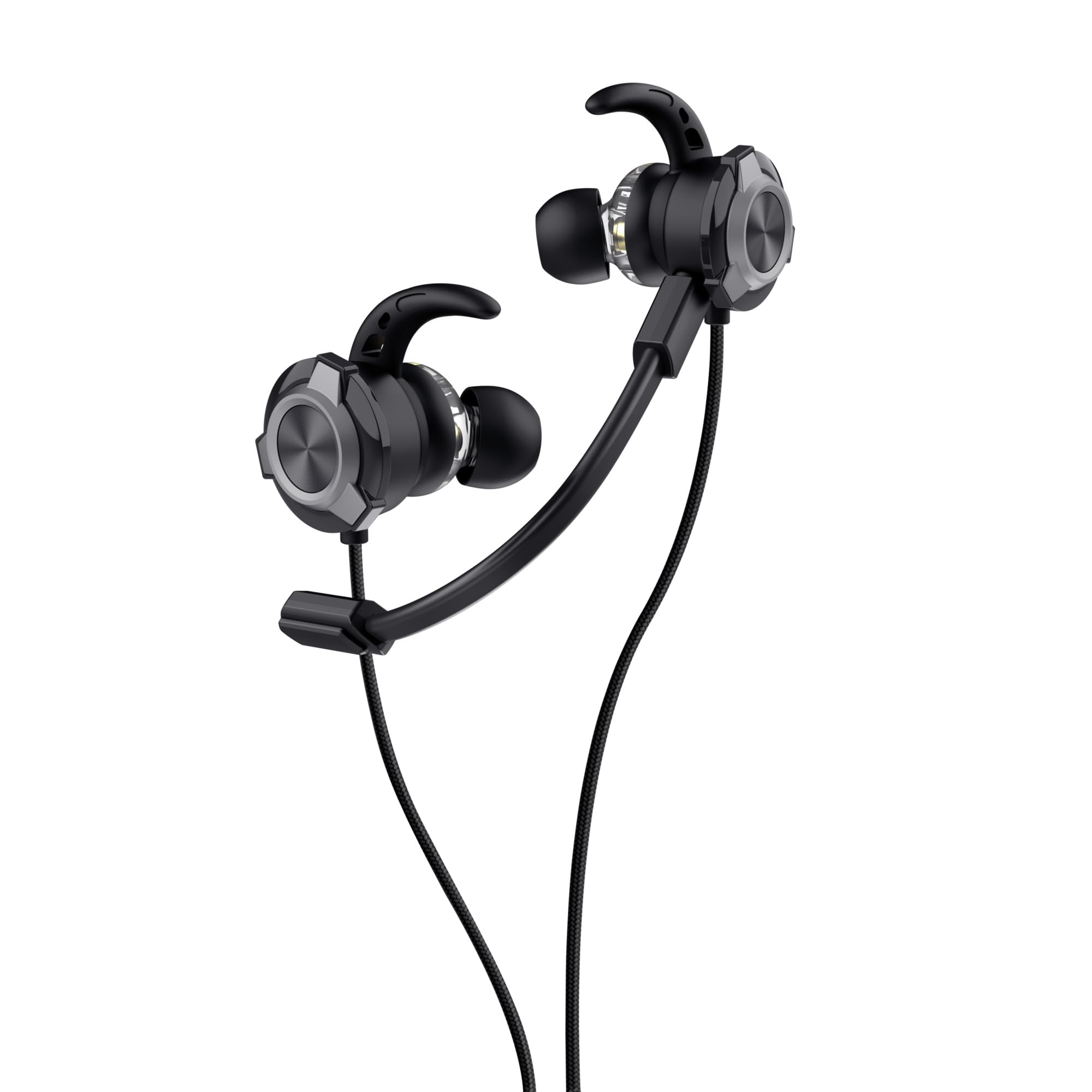 Trust GXT 406 Pine In Ear Kopfhörer mit Kabel Nintendo Switch PS5 PS4 Xbox Tablet PC, 3.5mm Gaming Ohrhörer mit Mikrofon, Inline Steuerung, Kabelgebundene Earbuds mit Hartschalenetui, Schwarz