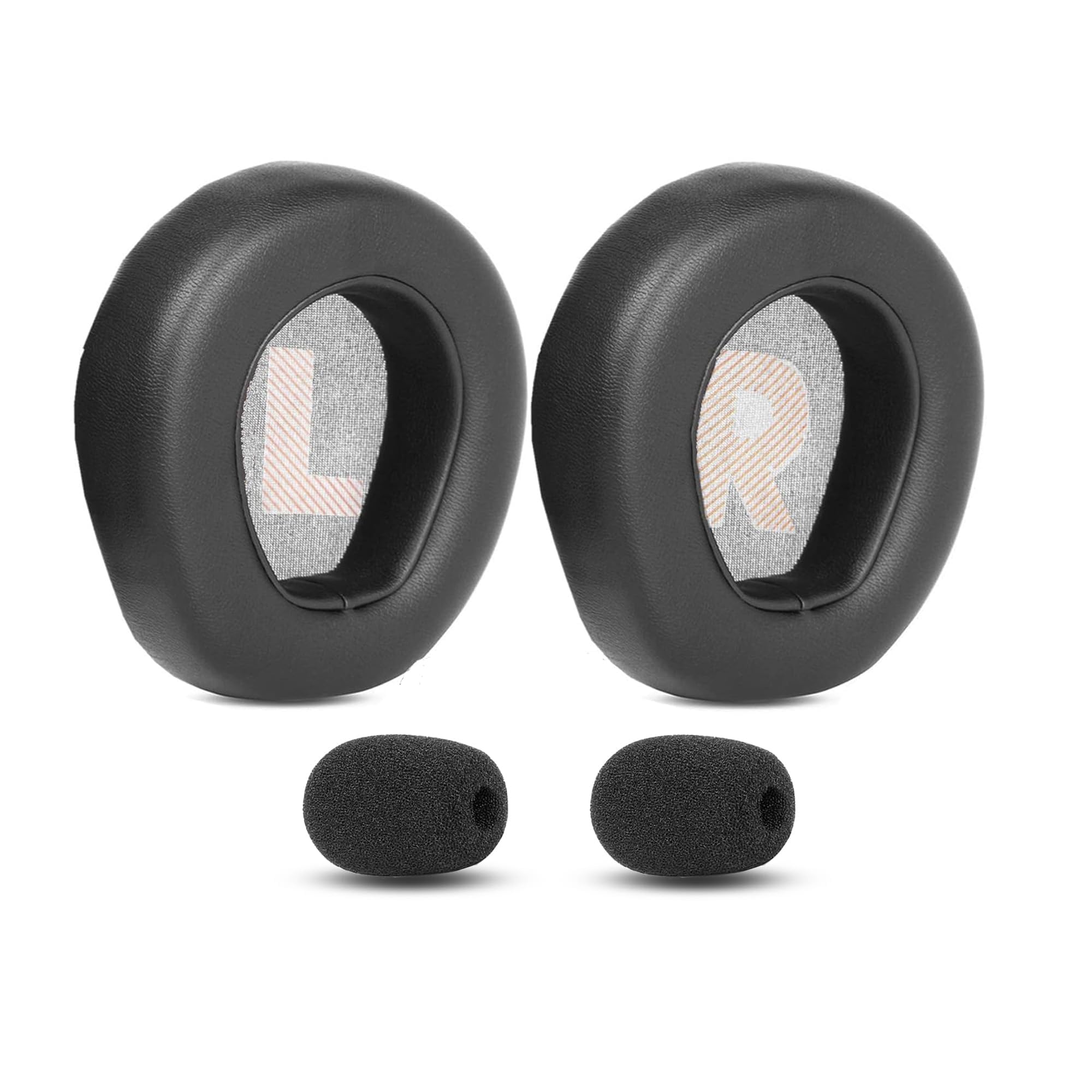 Quantum 400 Ohrpolster Kissen für JBL Quantum 400 Kopfhörern Ersatz-Ohrpolster mit weicherem Proteinleder & Memory-Schaum