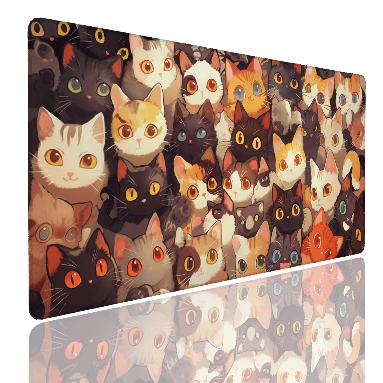 Mauspad XXL 1400x800x4mm Wasserdicht Schreibtischunterlage rutschfeste Speed Gaming Mousepad Tier (3) Groß Desk Mouse Mat Maus Pad, Schreibtisch Unterlage Deko für PC, MacBook, Laptop, Home Office