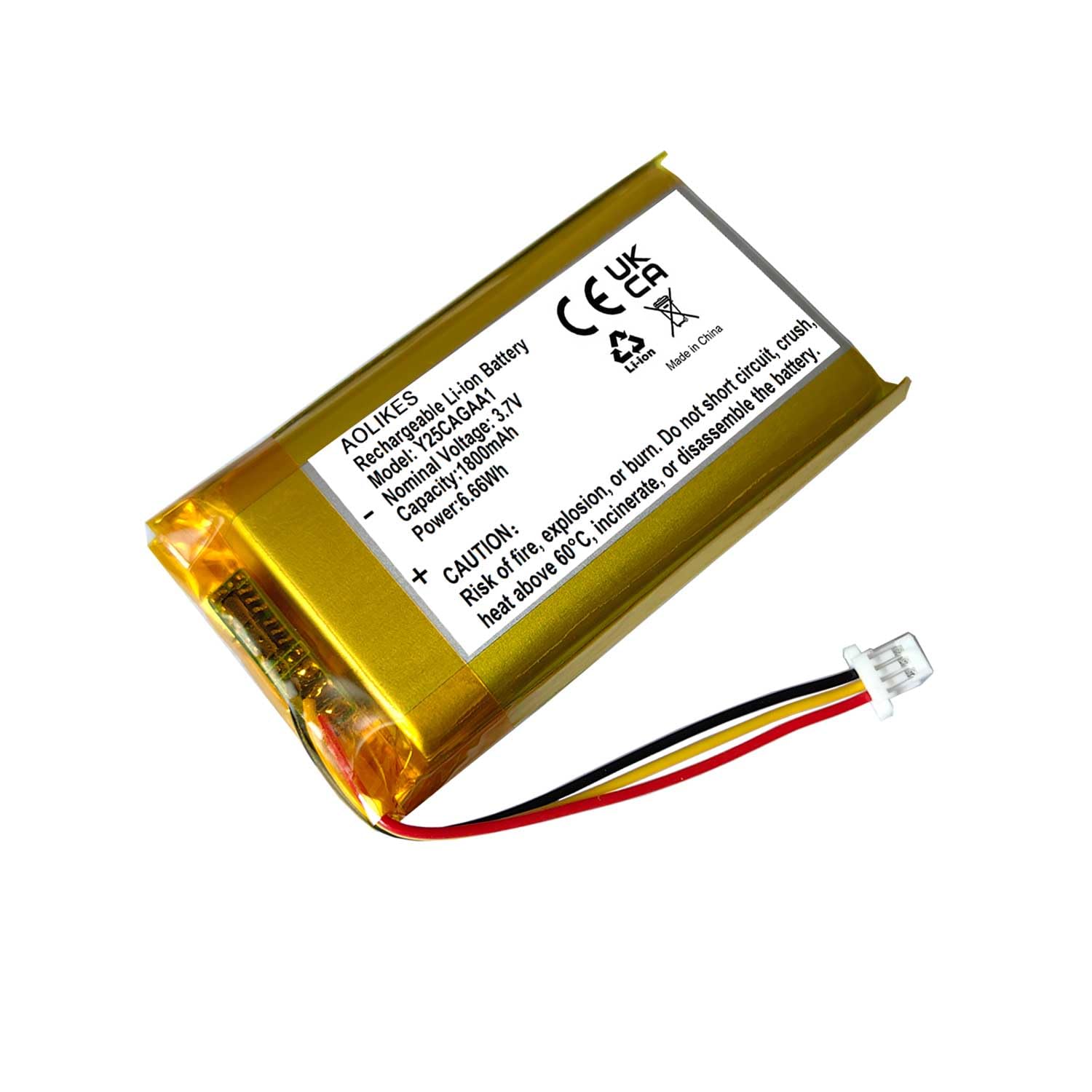 AOLIKES 1800 mAh 3,7 V Wiederaufladbarer Akku Ersatz für SteelSeries Arctis 9 Gaming-Headset, langlebige Leistung (Nicht kompatibel mit Arctis 9X)