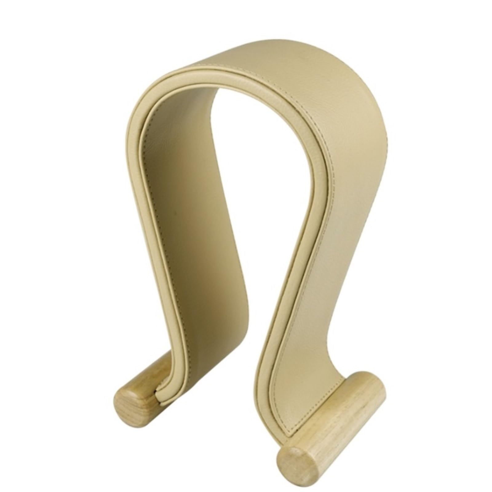 Kopfhörer Ständer Schreibtisch Zubehör Leder-Kopfhörerständer, Gaming-Headset-Ständer, Holz-Kopfhörerhalter, Schreibtisch-Disply-Regal Gaming Headsets(B)
