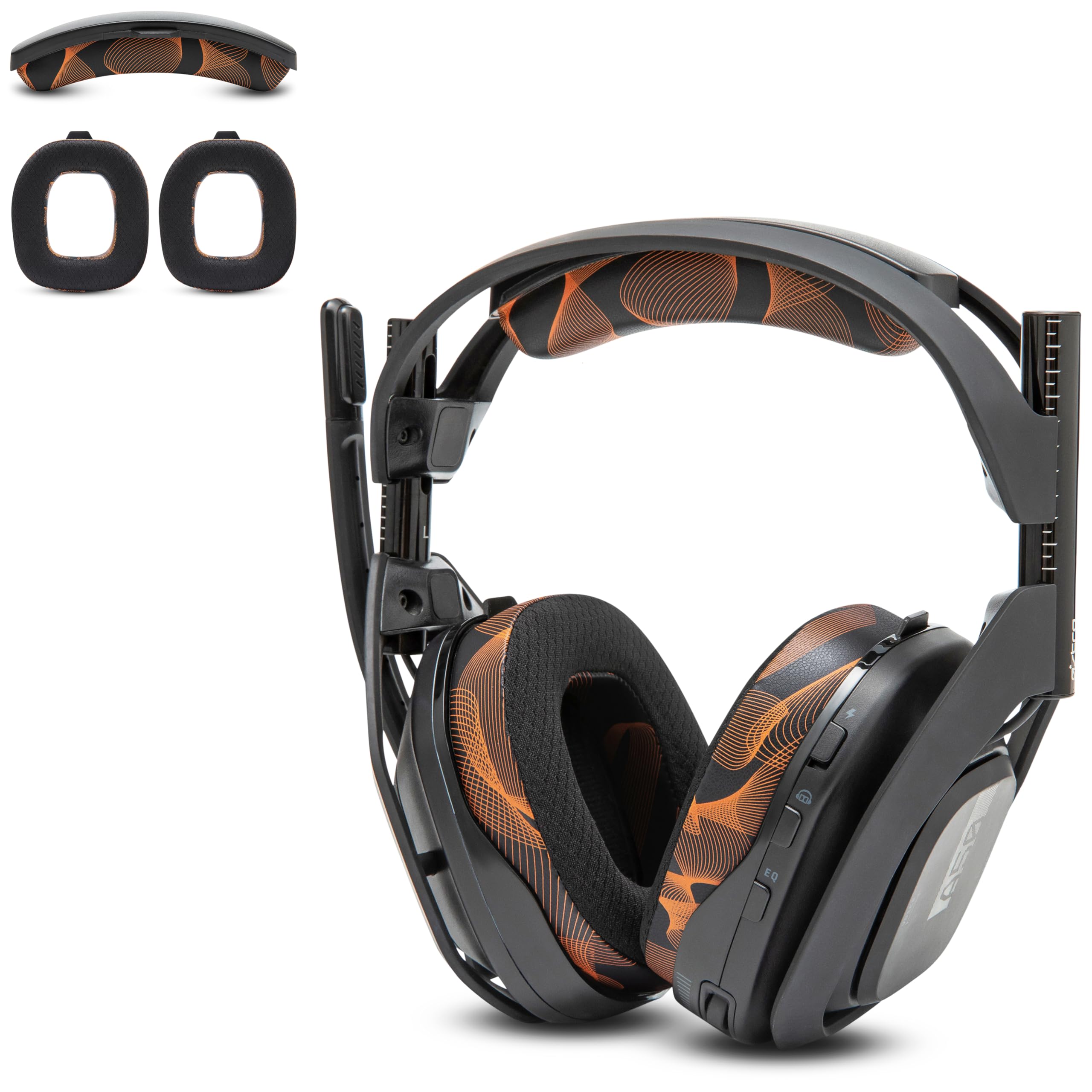 WC Mod Kit A50 – Kühlgel-Ohrpolster + Kopfbügelersatz für Astro A50 Gen 4, Gen 5 und A50X von Wicked Cushions | Verbesserter Komfort, Kühlung und Haltbarkeit | Kinetic Wave