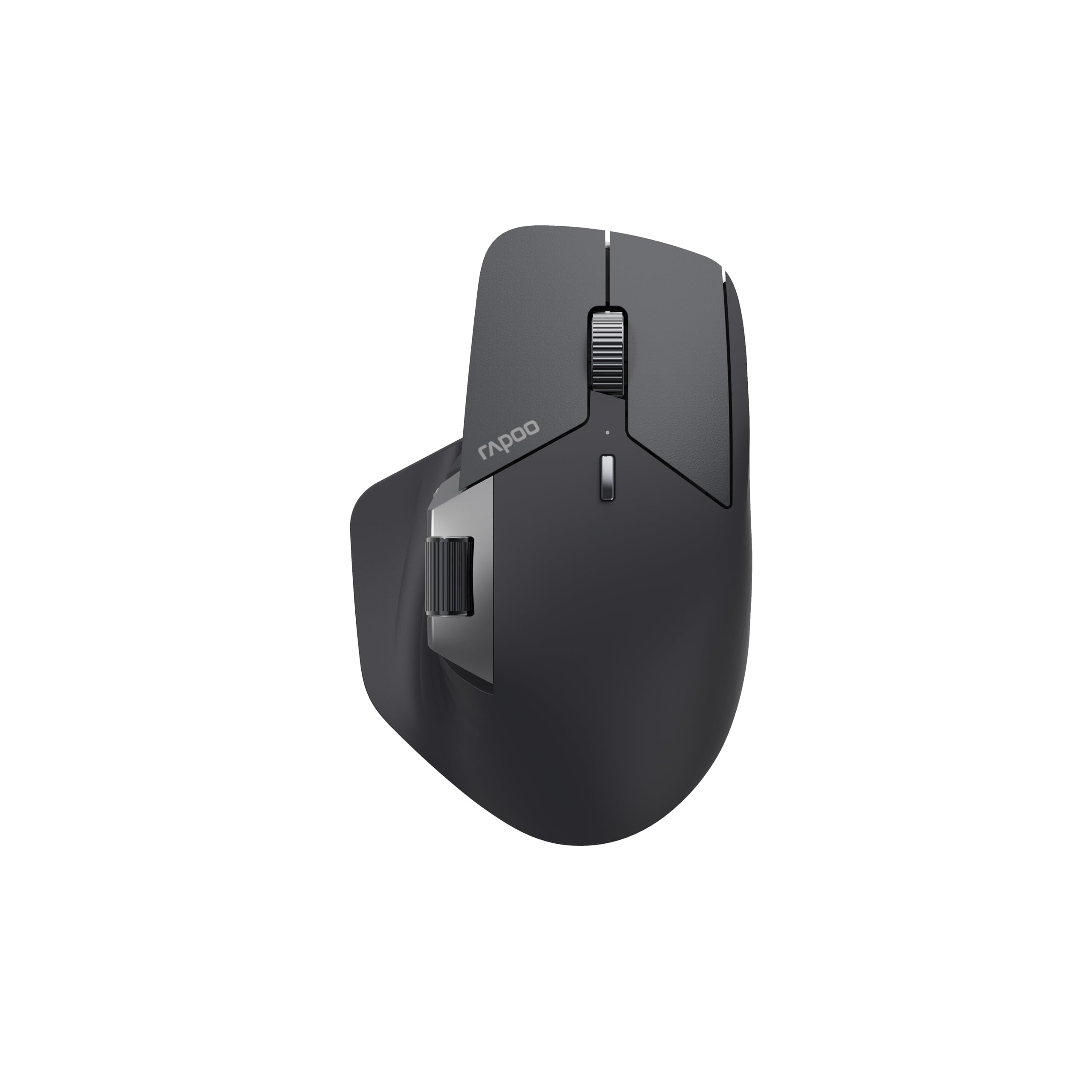 Rapoo I Kabellose Maus (MT760MW, optische Maus mit Adapter, 4000 DPI, 2,4 GHz, wiederaufladbarer Akku), Schwarz