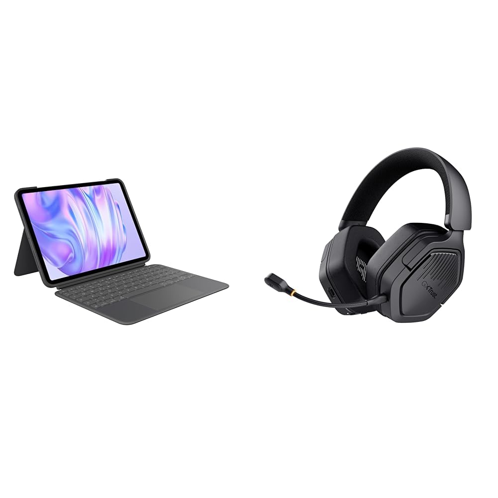 Logitech Combo Touch iPad & Trust GXT 1493 Ravox Gaming Headset