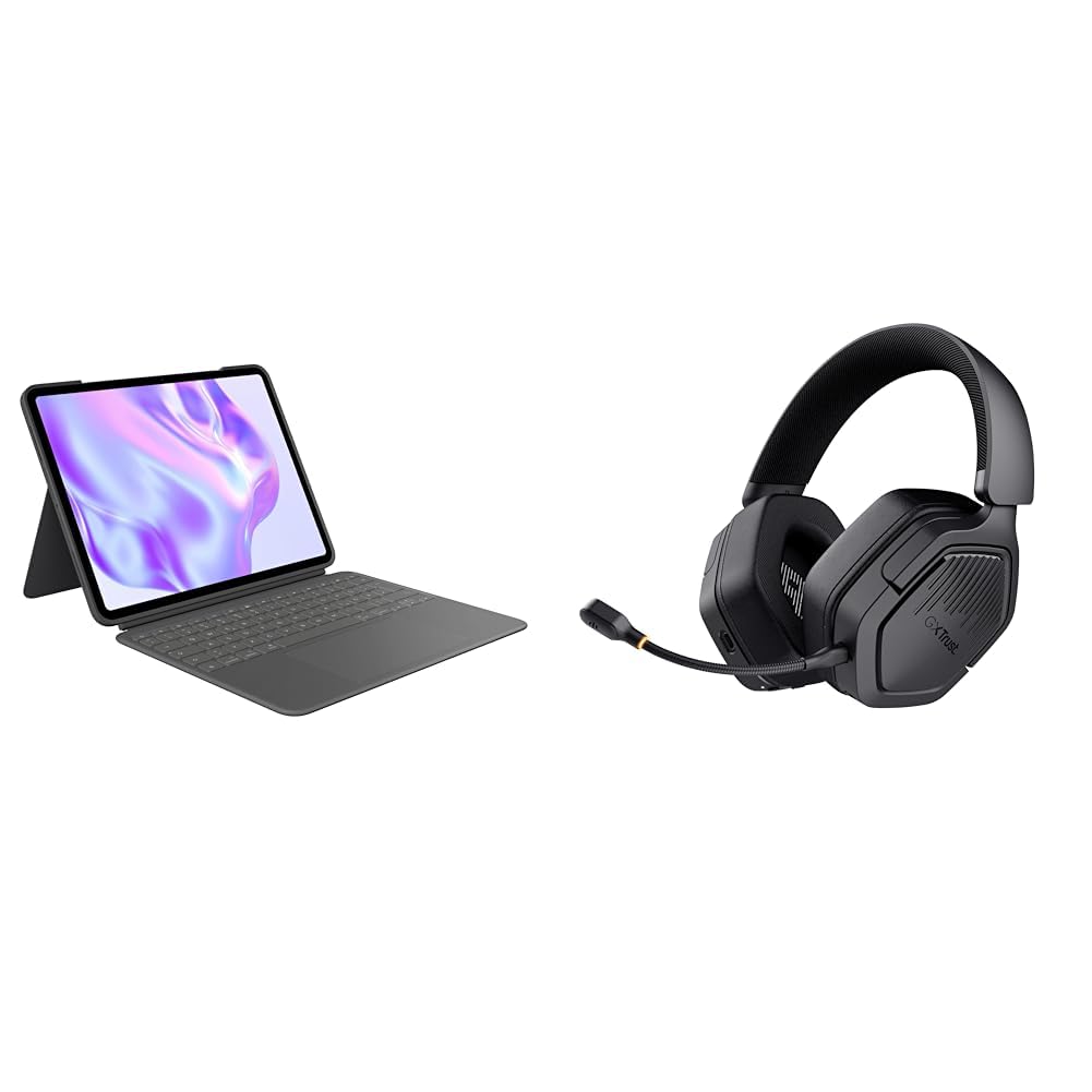 Logitech Combo Touch iPad & Trust GXT 1493 Ravox Gaming Headset