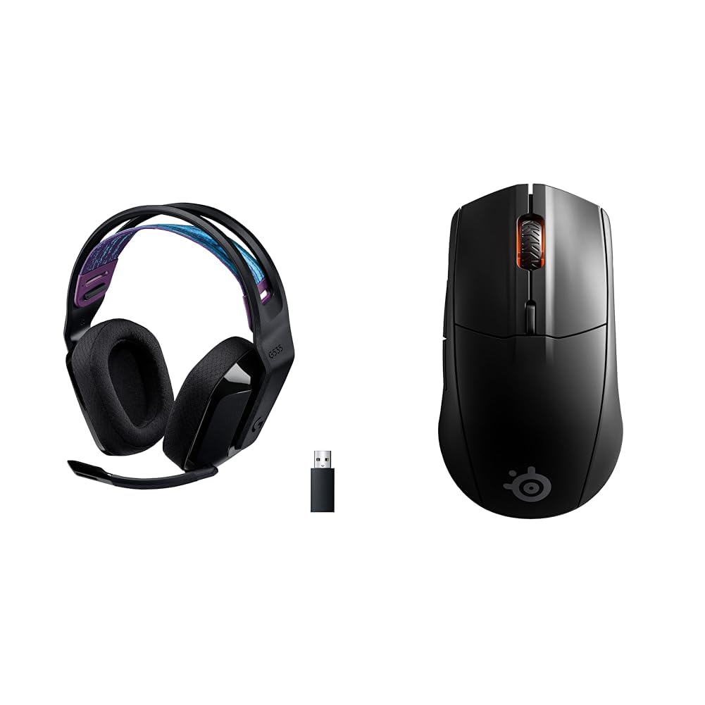 Logitech G535 Lightspeed kabelloses & SteelSeries Rival 3 Wireless - Wireless