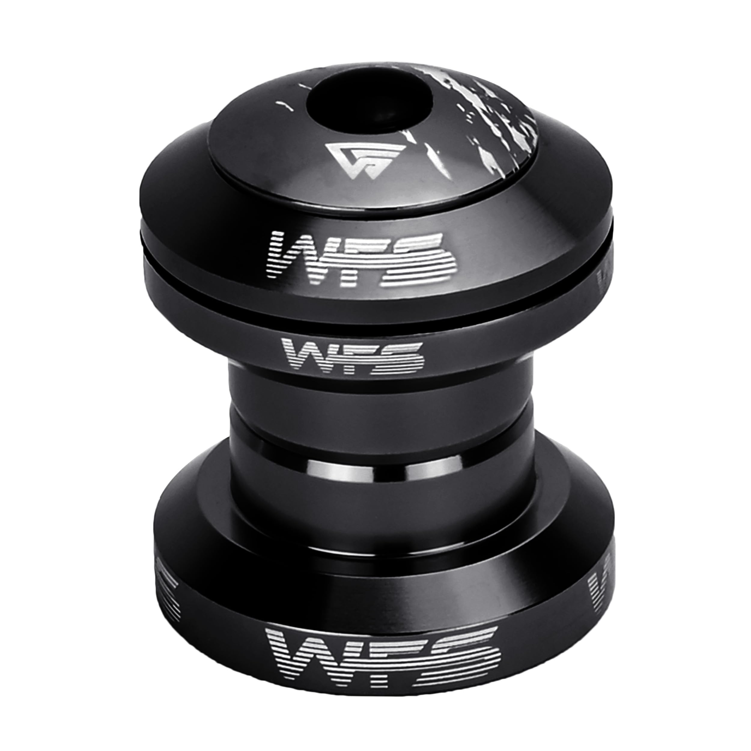WFS NV.28 1 Inch Threadless Bike Headset Set for 1" Threadless Steerer Fork and 30mm Head Tube - CNC Aluminum Alloy, Precision Sealed Bearings for MTB Mountain/Road/City/BMX Bikes