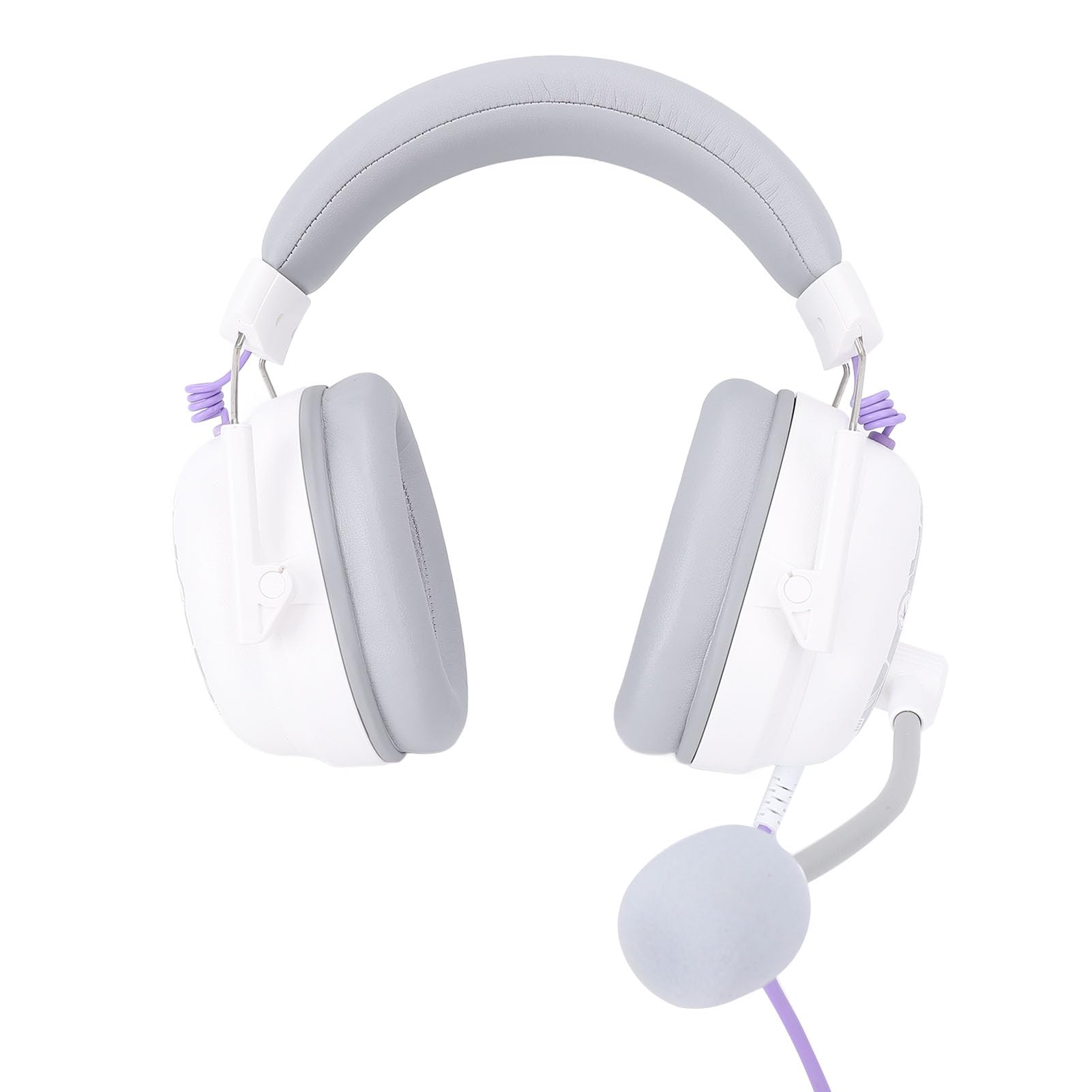 LICAEVEY Stereo -Gaming -Headset, HiFi 7.1 Surround Sound Gaming Headset mit Geräuschstündungsmikrofon, Leicht über Ohrhörer -Kopfhörer (Black) (White)