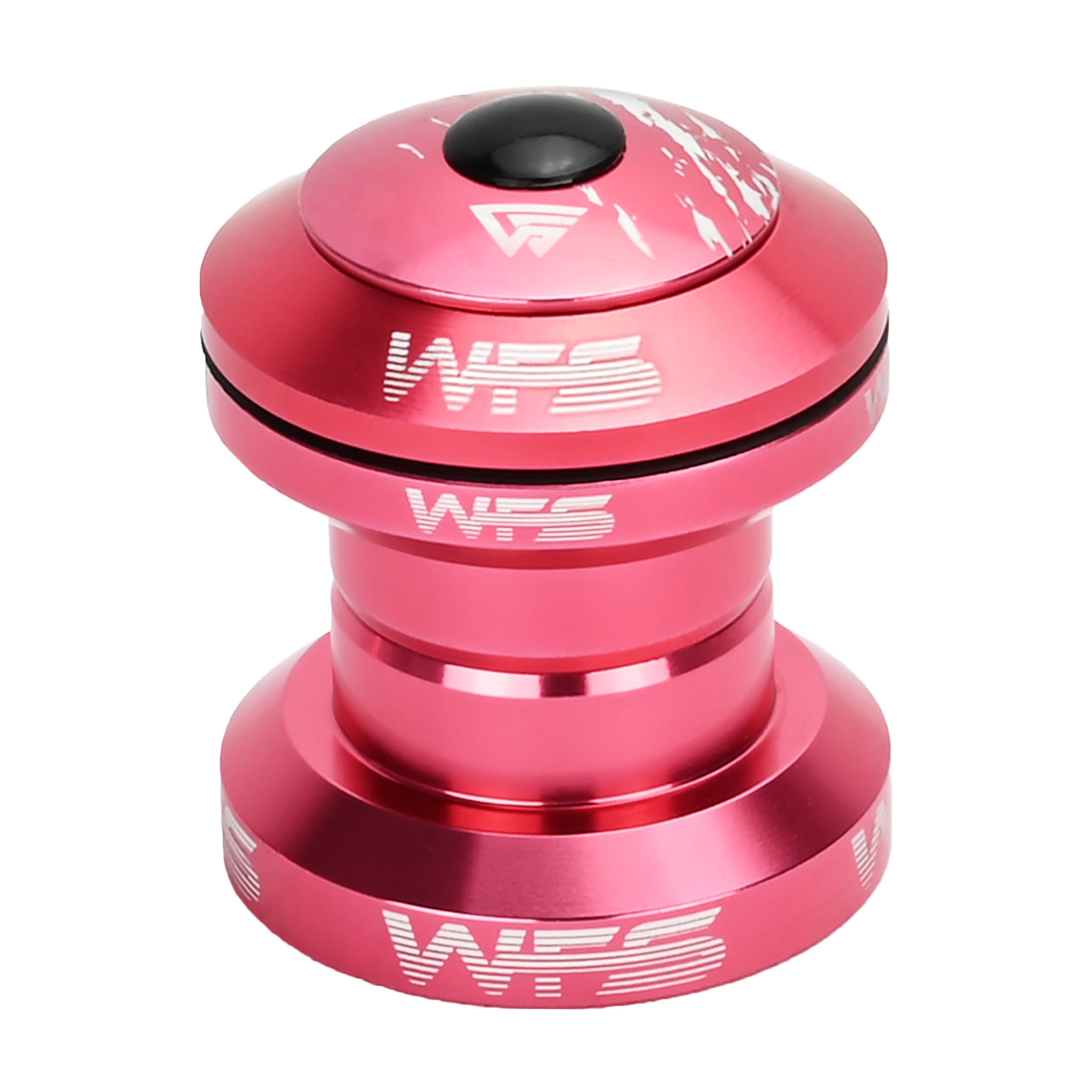 WFS NV.28 1 Inch Threadless Bike Headset Set for 1" Threadless Steerer Fork and 30mm Head Tube - CNC Aluminum Alloy, Precision Sealed Bearings for MTB Mountain/Road/City/BMX Bikes