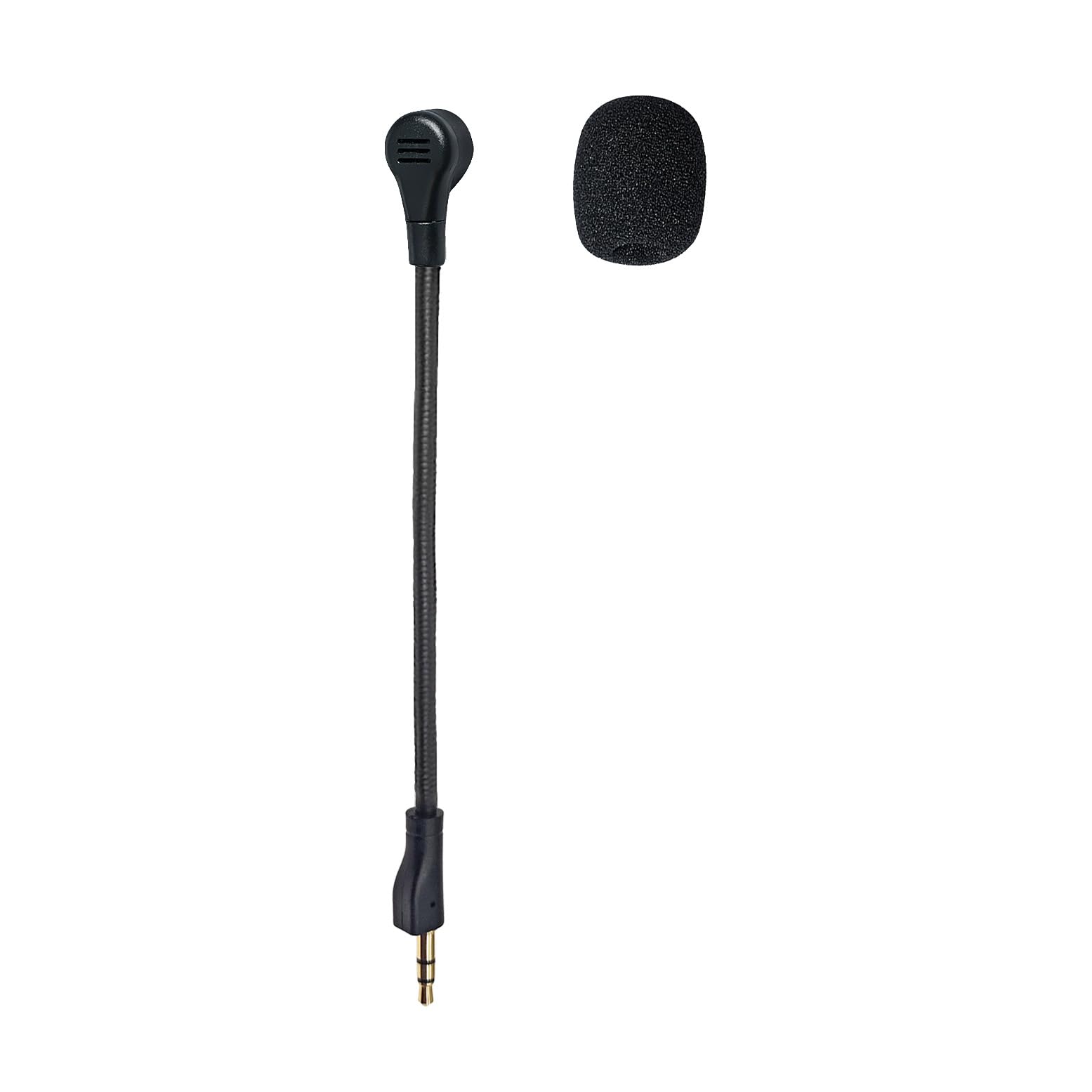 JZK Ersatz-Mikrofon, abnehmbarer Mikrofonarm, abnehmbares Mikrofon mit 3,5-mm-Stecker für G PRO/G PRO X kabellose Gaming-Headsets, Geräuschunterdrückung