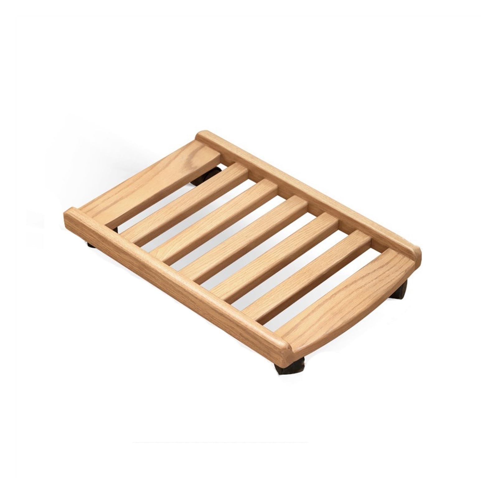 Universal PC-Ständer-Tower mit rollenden Lenkrollen, einfacher mobiler CPU-Ständer, Gaming-PC-Wagenhalter for das Home-Office unter dem Schreibtisch für Tower(Original Wood Colour)