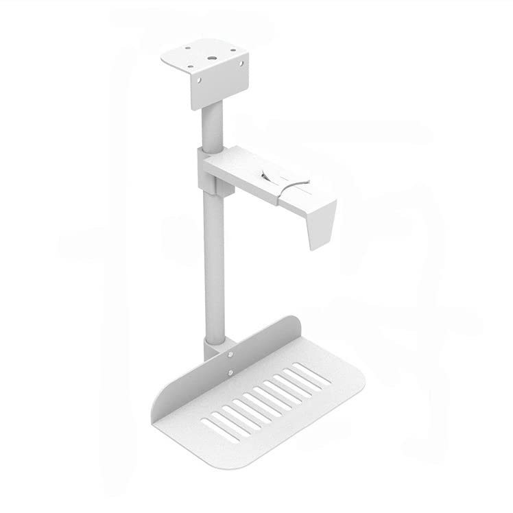 Universal CPU-Halterung unter dem Schreibtisch – universelle PC-Gehäusehalterung, verstellbar unter dem Schreibtisch, Gaming-PC-Halterung mit 360°-Drehgelenk, hängende PC-Tower-Halterung für Tower(Pic