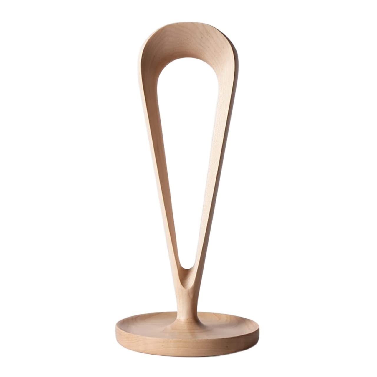 Kopfhörer Ständer Schreibtisch Zubehör Kopfhörerständer Aus Strukturiertem Holz Kopfhörerhalter Aus Massivem Holz Zur Aufbewahrung Aller Kopfhörer Gaming Headsets(Maple)