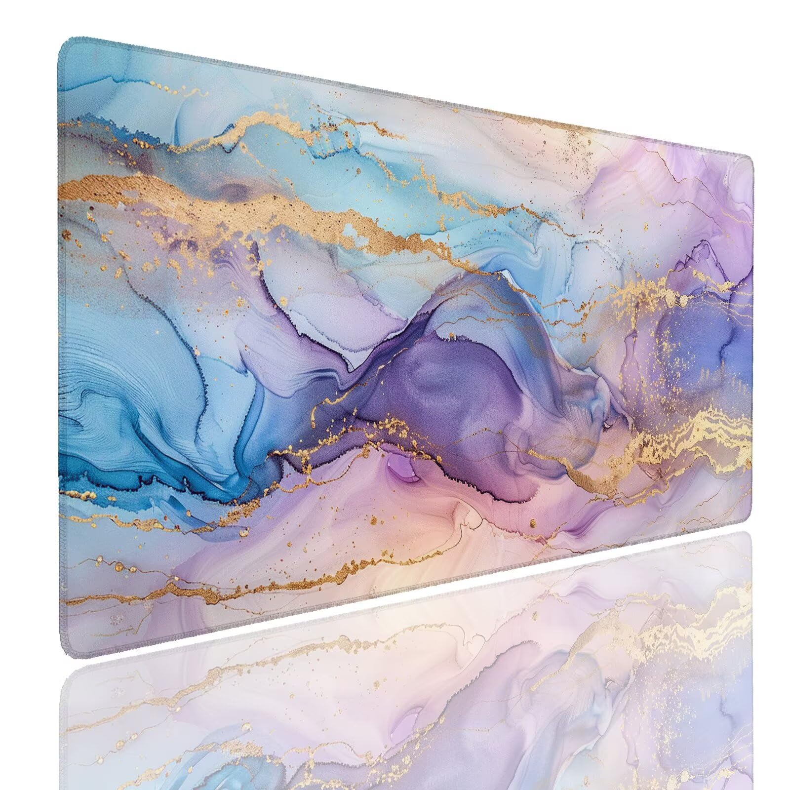 Mauspad XXL 1400x800x4mm Wasserdicht Schreibtischunterlage rutschfeste Speed Gaming Mousepad Decor (6) Groß Desk Mouse Mat Maus Pad, Schreibtisch Unterlage Deko für PC, MacBook, Laptop, Home Office
