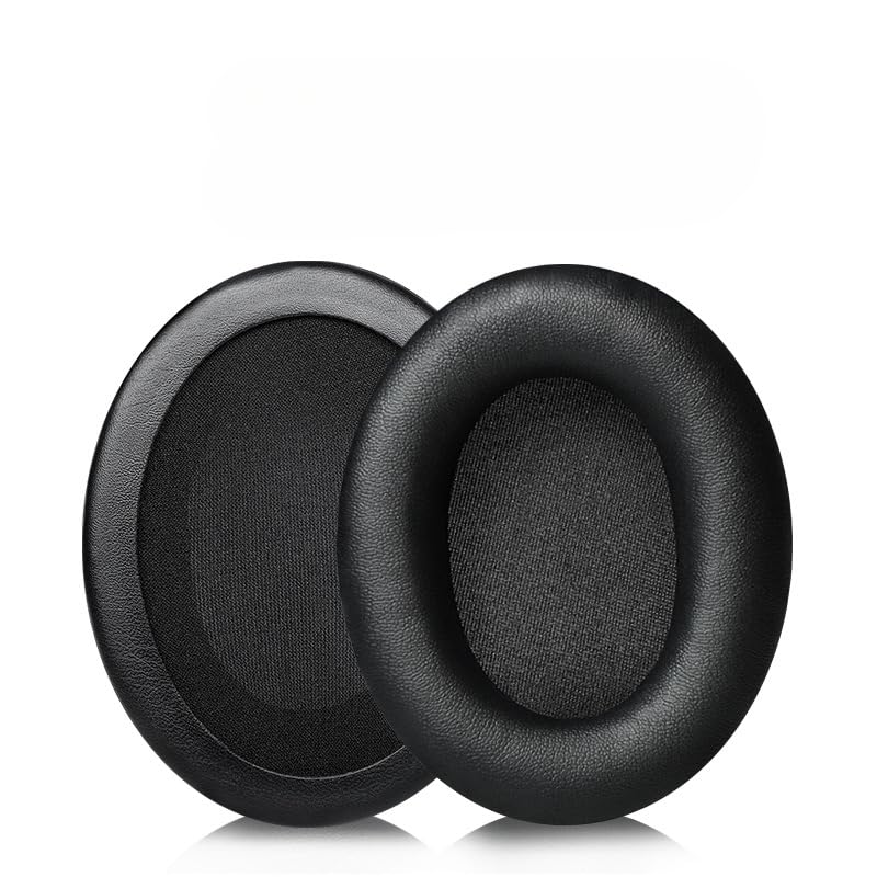 Ersatz Ohrpolster Kompatibel mit HyperX Cloud II Core Wireless Gaming-Headset Ohrenschützer Atmungsaktives Mesh+Memory Schwamm Kopfhörer Proteinhaut Abdeckung (Proteinhaut BK,1:1)