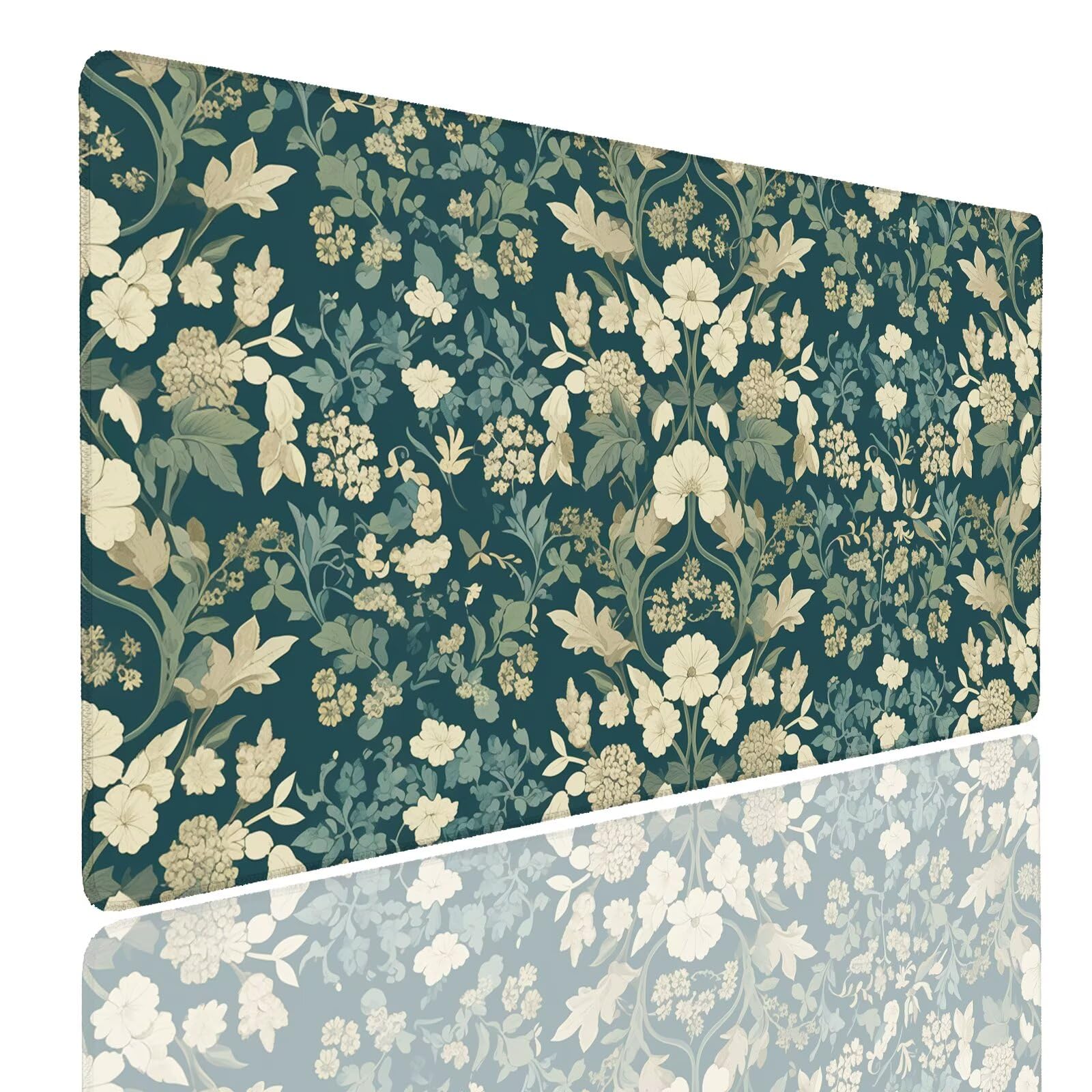 Mauspad XXL 1400x800x4mm Wasserdicht Schreibtischunterlage rutschfeste Speed Gaming Mousepad Garden (2) Groß Desk Mouse Mat Maus Pad, Schreibtisch Unterlage Deko für PC, MacBook, Laptop, Home Office