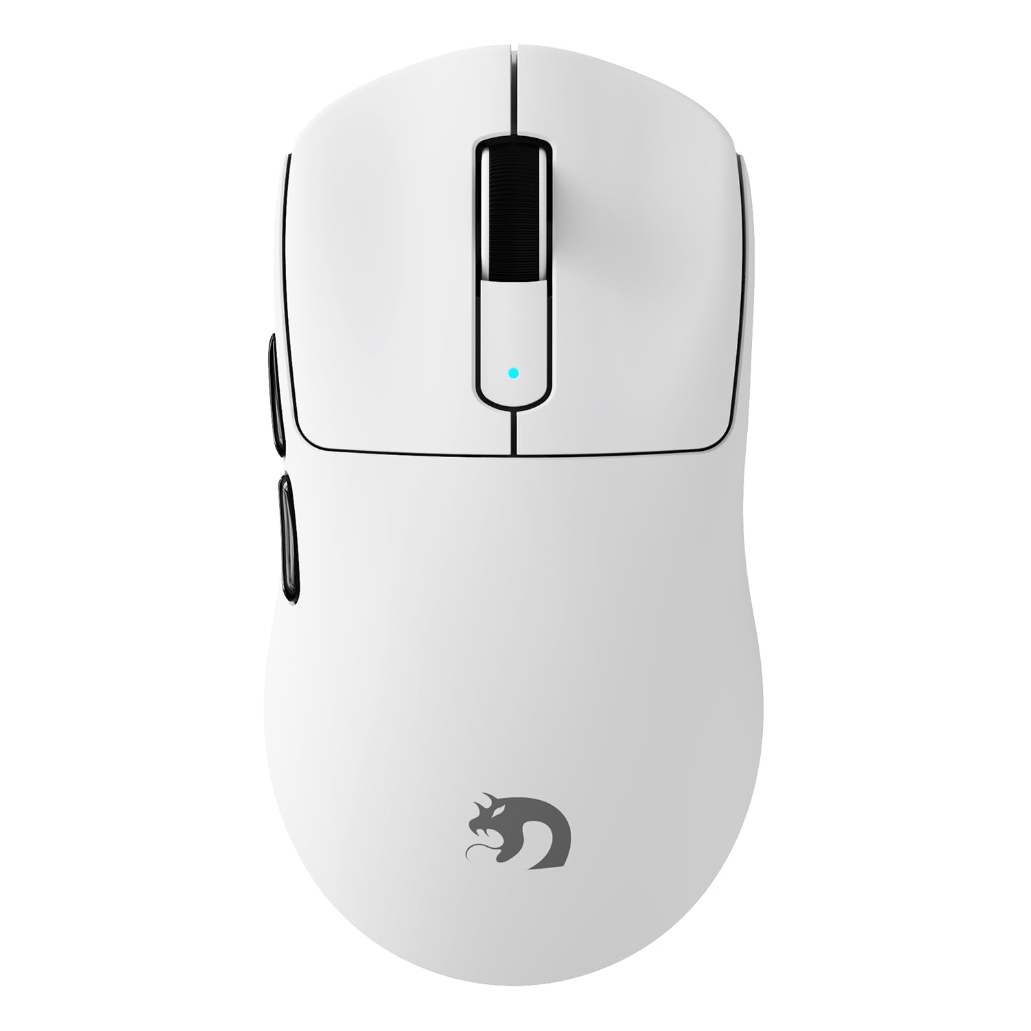 MAMBASNAKE M3 39g Superlight Mouse, PixArt PAW3395PRO Gaming Sensor, BT/2.4G Wireless/Wired Gaming Mouse, 6 Adjustable DPI up to 40000, 200 Hrs Battery, Office Mice for Win11/Xbox/PS/Mac (White)