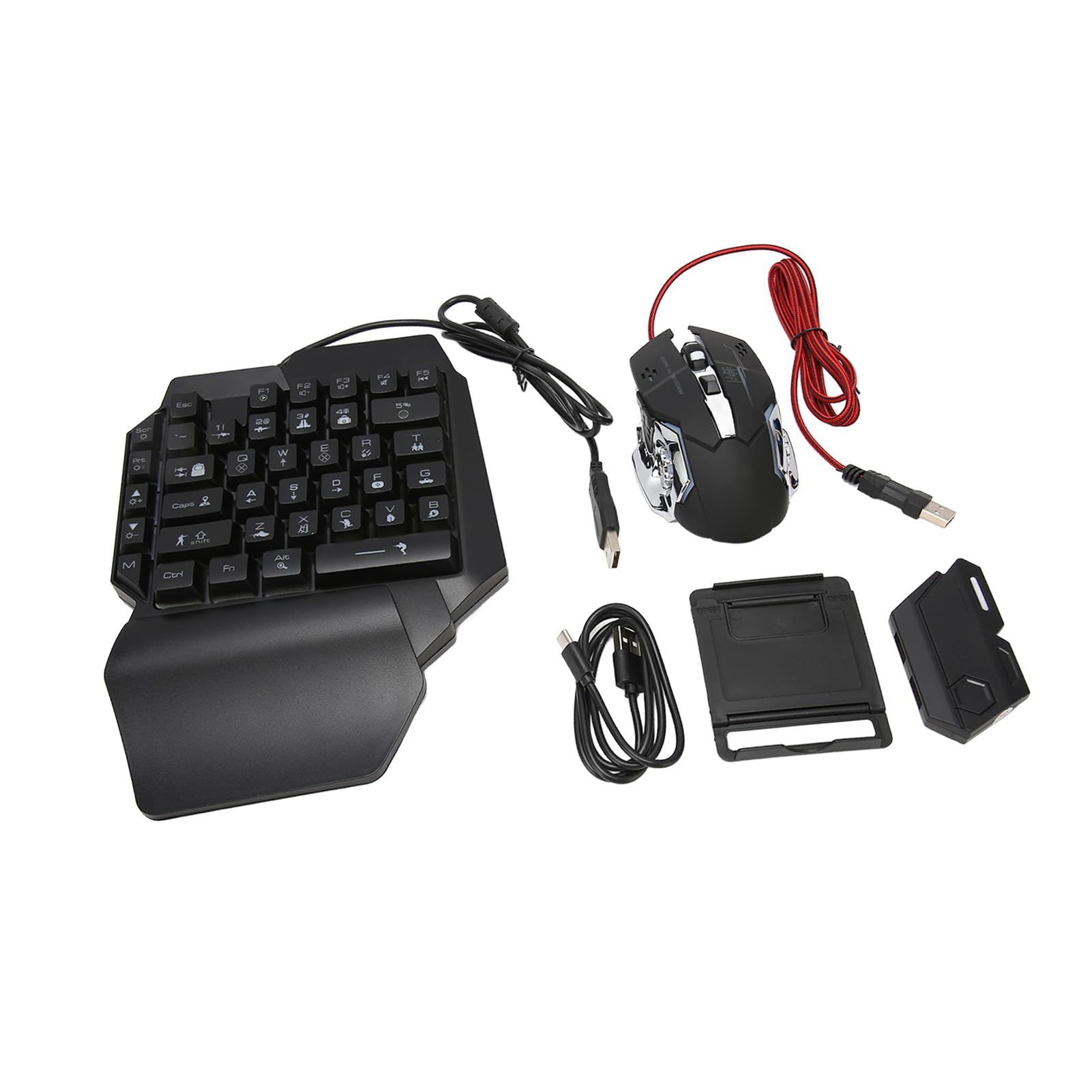 Gaming Tastatur mit Maus Konverter für Tablet Stabile empfindliche Kompatibilität Tastatur und Maus Adapter Kabel für verschiedene Geräte