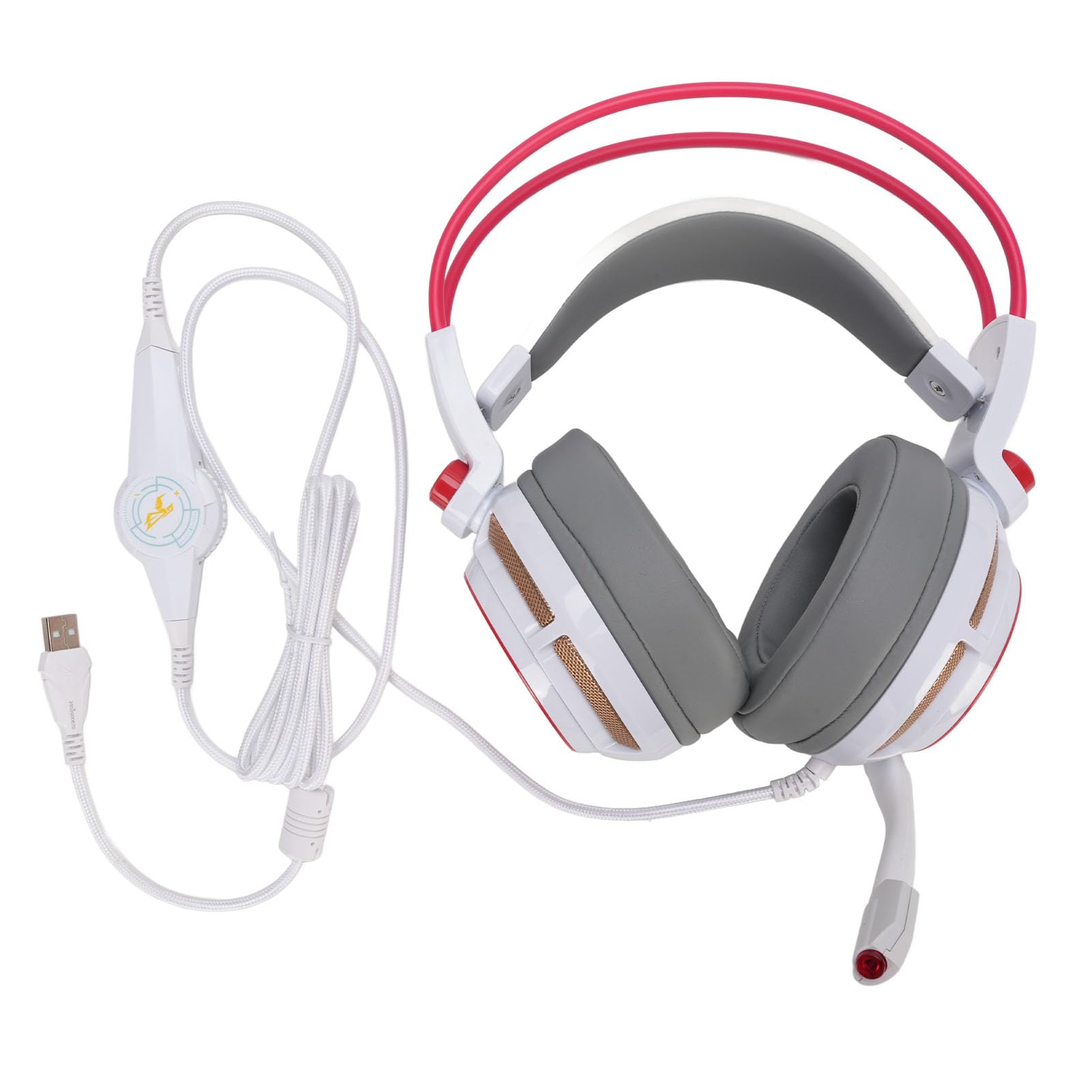 Gaming Headset, 7.1 Surround Sound Headphone Multi -Channel -Vibration Clear Sound USB Headsets für Gaming Desktop Computer