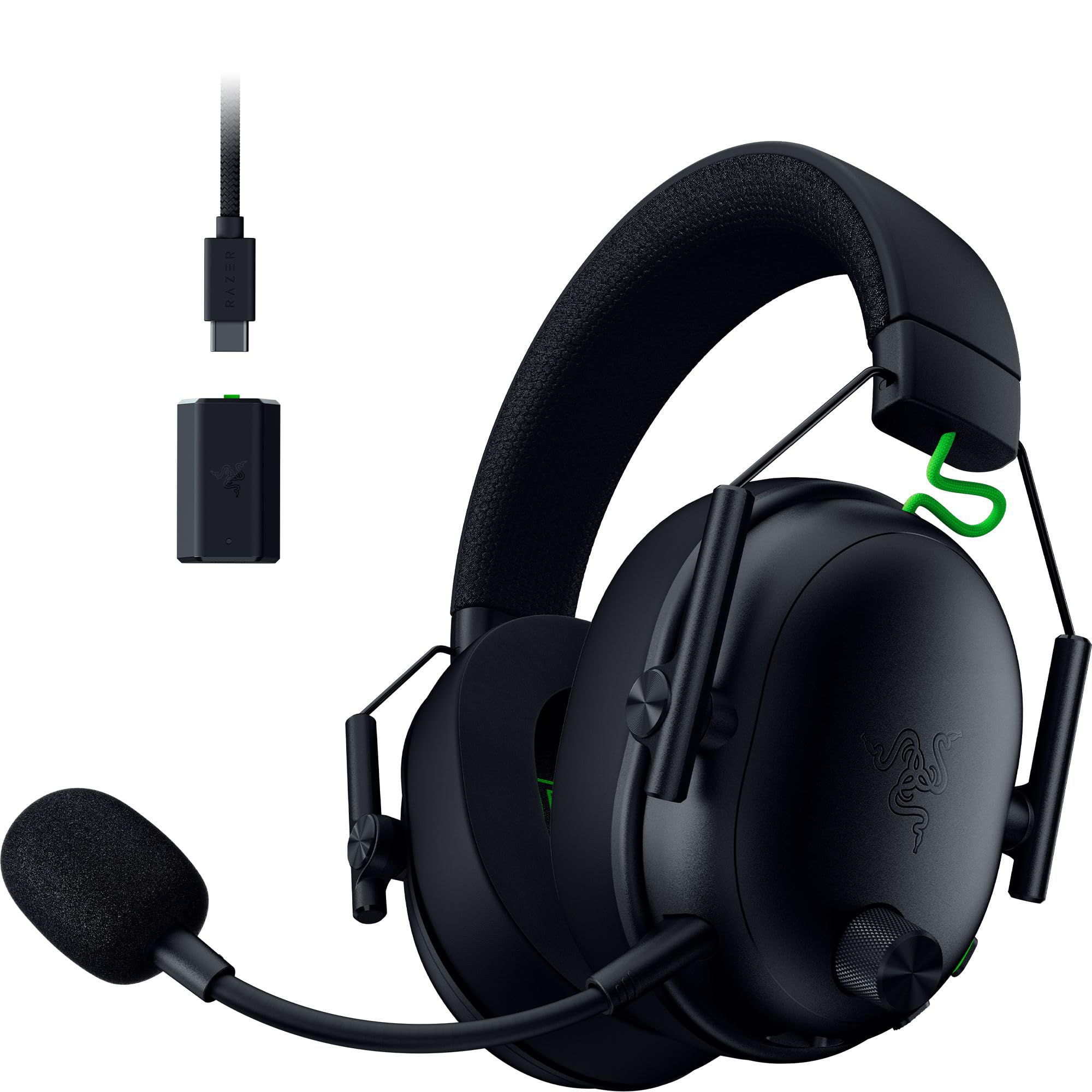 Razer BlackShark V3 Xbox S|X - Kabelloses E-Sport-Headset - Triforce 50mm Treiber - Abnehmbares Breitband-Mikrofon - HyperSpeed 2,4 GHz & Bluetooth - Surround Sound - Xbox/PC | Schwarz