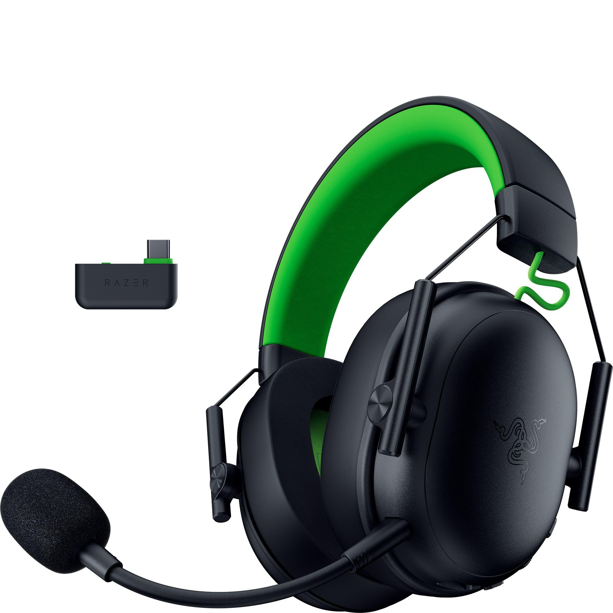Razer BlackShark V3 X HyperSpeed for Xbox - Kabelloses E-Sport Headset - Ultra leicht 270 g - Triforce 50mm Treiber - Abnehmbares Mikrofon - HyperSpeed 2,4 GHz & Bluetooth - Xbox/PC | Schwarz