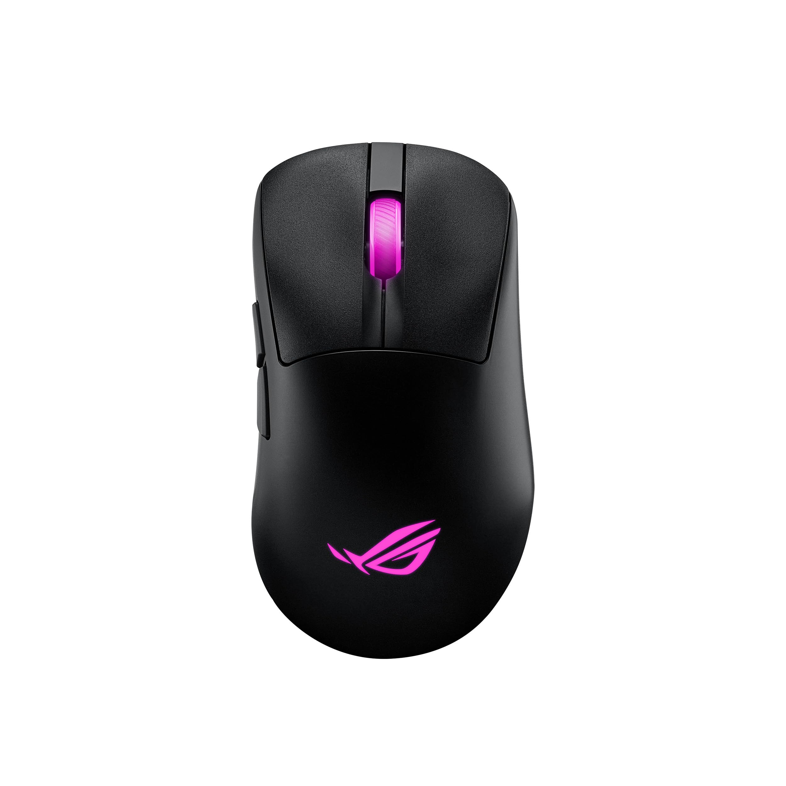 ASUS ROG Keris II Origin Wireless RGB Gaming-Maus (ergonomisch, FPS Esport 65g leicht, ROG AimPoint Pro, 42.000 DPI, ROG Micro Switches II, kabellos ROG SpeedNova, Bluetooth, 2,4-GHz-RF, USB-C)