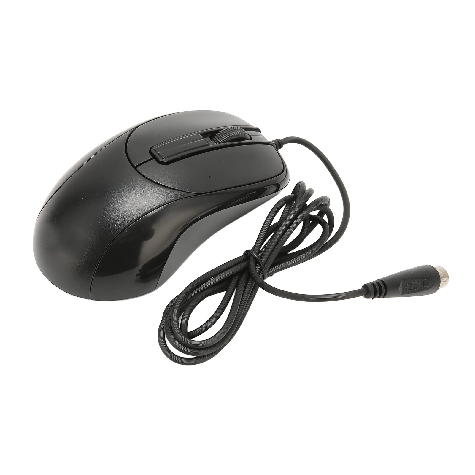 POENVFPO Universelle Esports Gaming Maus Verkabelt 3 Knöpfe Ergonomische Mäuse für Bürohäuser, Komfortable Schwarze Bauchmuskeln