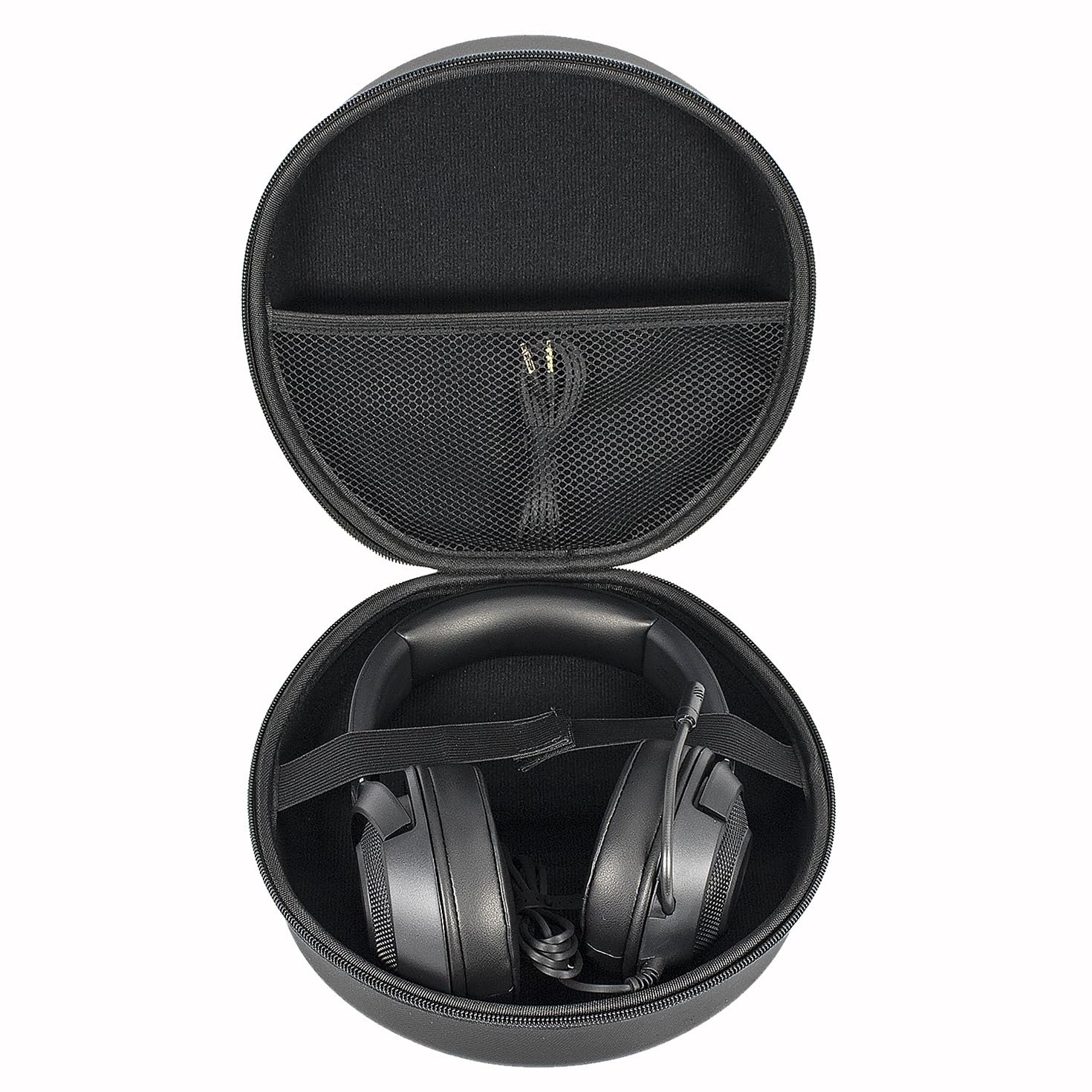 Harte Tasche Hülle Case Kompatibel mit Razer Kraken X Lite / V3 / V3 X / V3 PRO / V3 X USB / V4 / V4 X / V4 PRO Gaming Headset, Nur Tasche - Schwarz YC80028