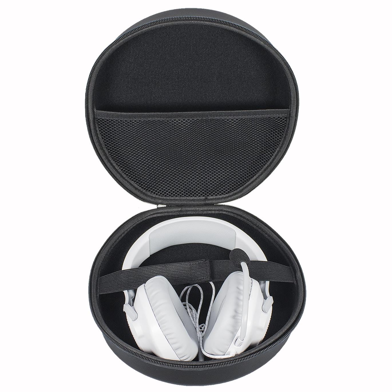 YIIWAY Harte Tasche Hülle Case Kompatibel mit Turtle Beach Atlas Air 200 / Recon 50P 70 70N / Stealth 500 600 700 700 Gen2 Max / Airlite Fit Gaming Headset, Nur Tasche - Schwarz YC80034