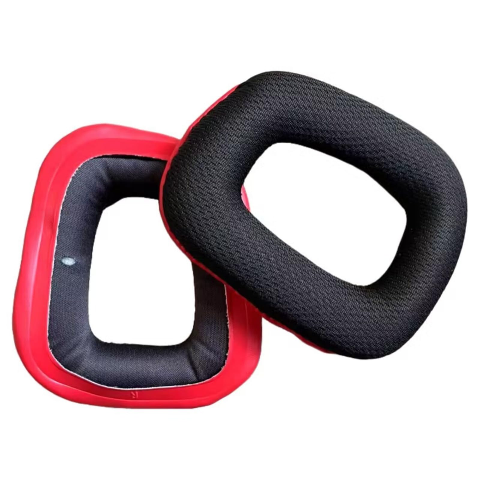 Ersatz Ohrpolster Kompatibel mit Logitech G930 G430 F450 G35 G231 kabelloses Gaming-Headset Ohrenschützer Atmungsaktives Mesh+Memory Schwamm Proteinhaut Abdeckung